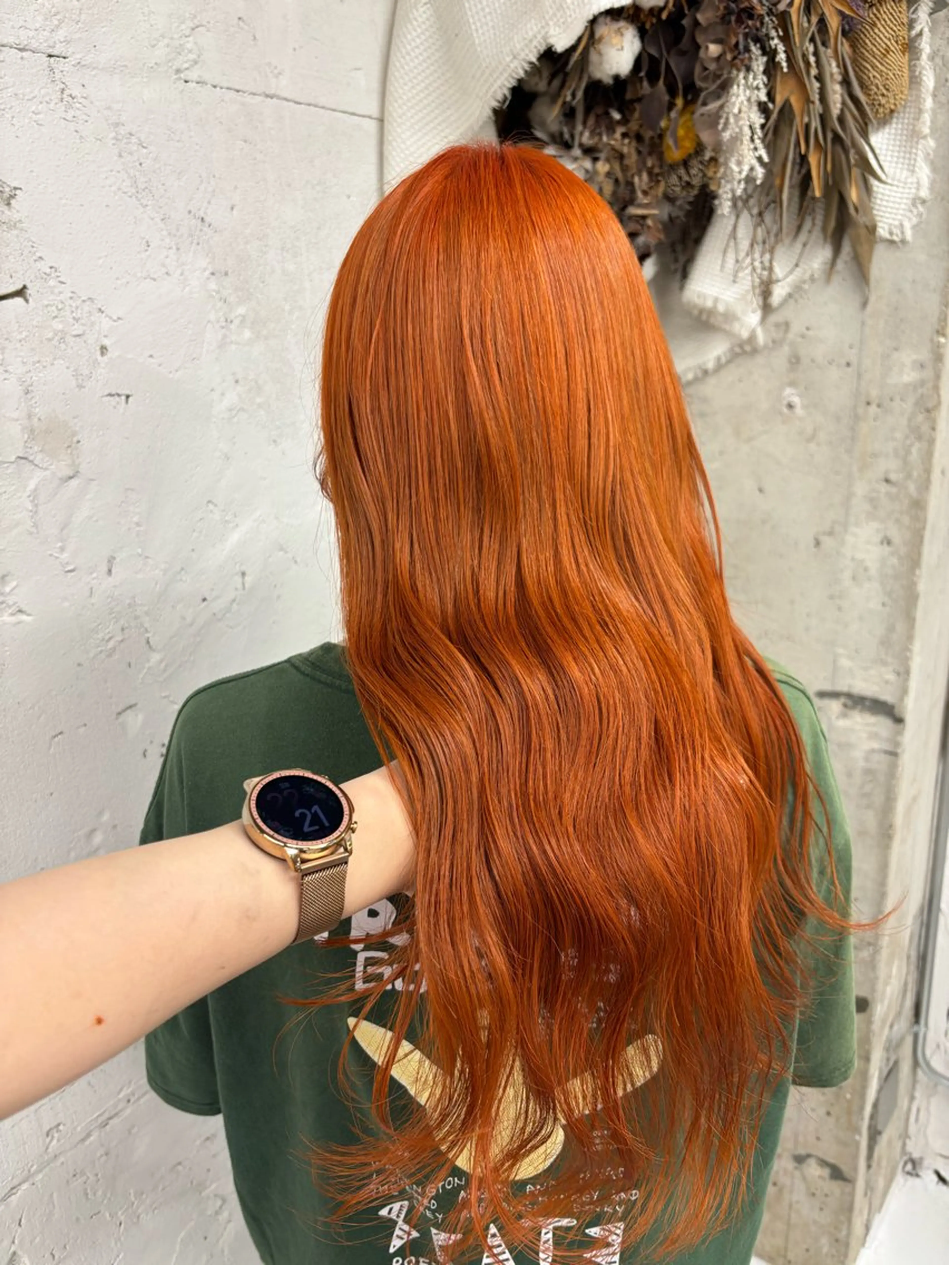 ロング カラー 暖色カラ-ෆ˚顔周り 🎀ོ白岩亜実🎀ོのヘアスタイル