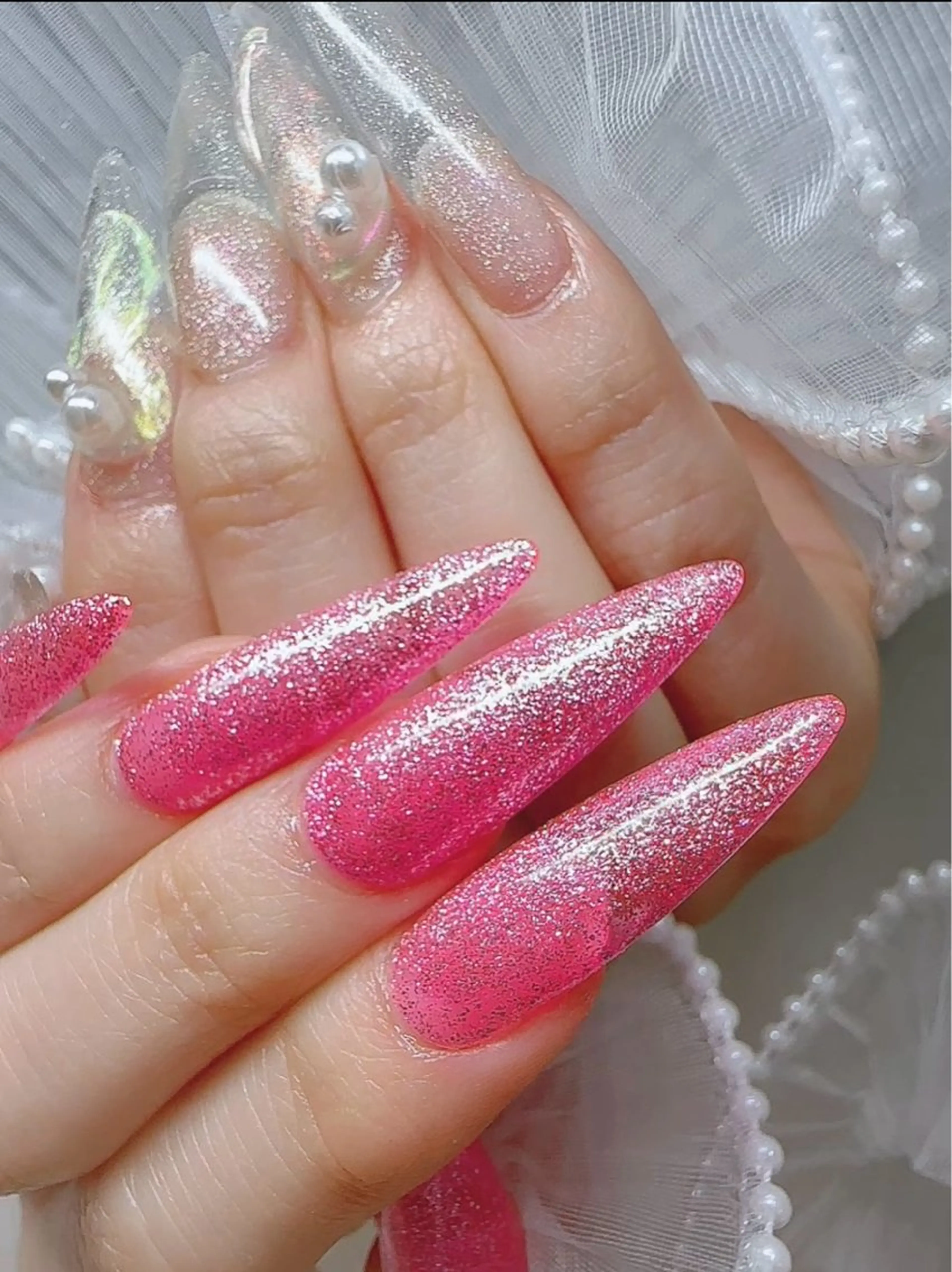 ネイル アートネイル ロングネイル ミディアムネイル ショートネイル ROBIN NAIL所属・Y Megumiのネイルデザイン