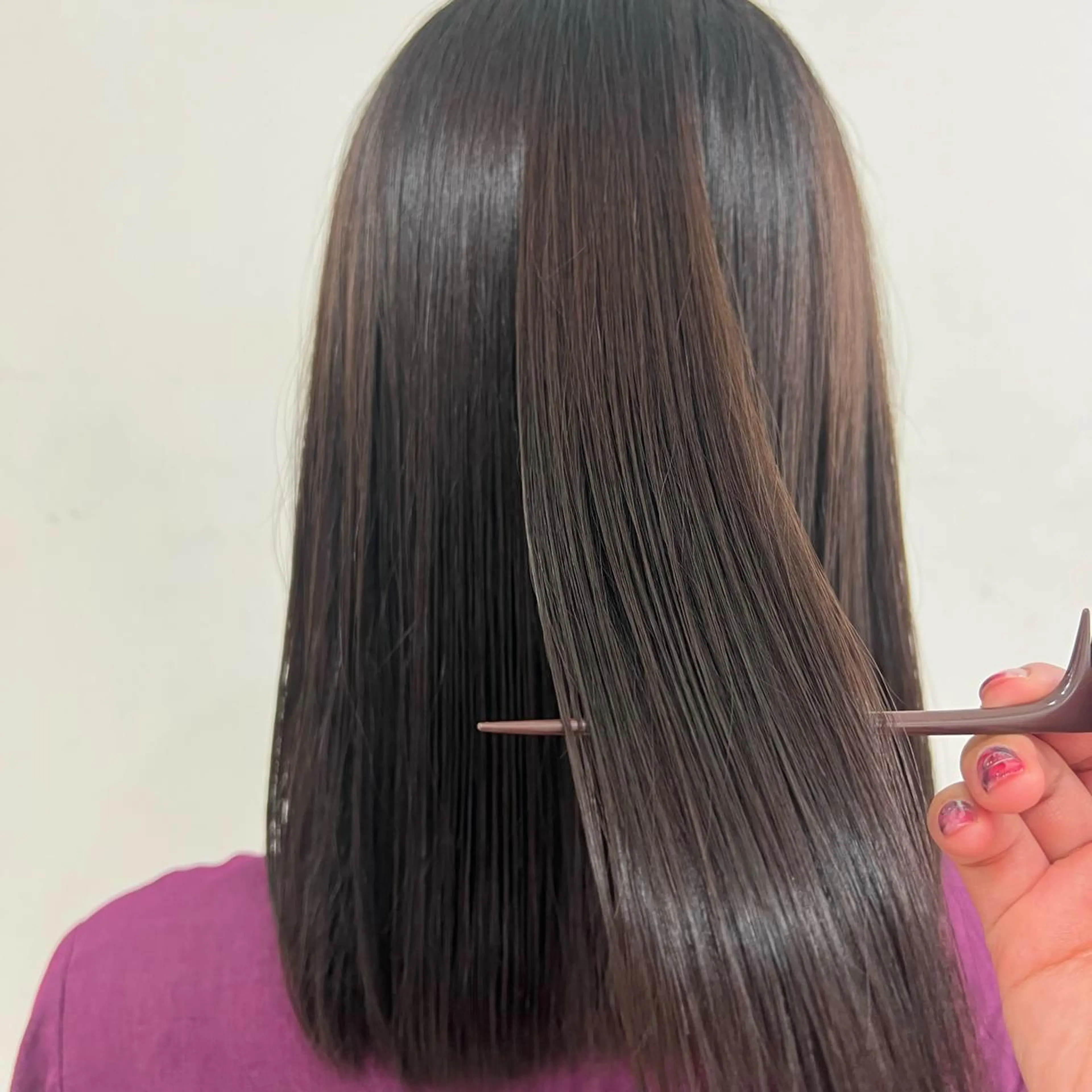 ロング パーマ 縮毛矯正 🌼江幡 朱音🌼のヘアスタイル