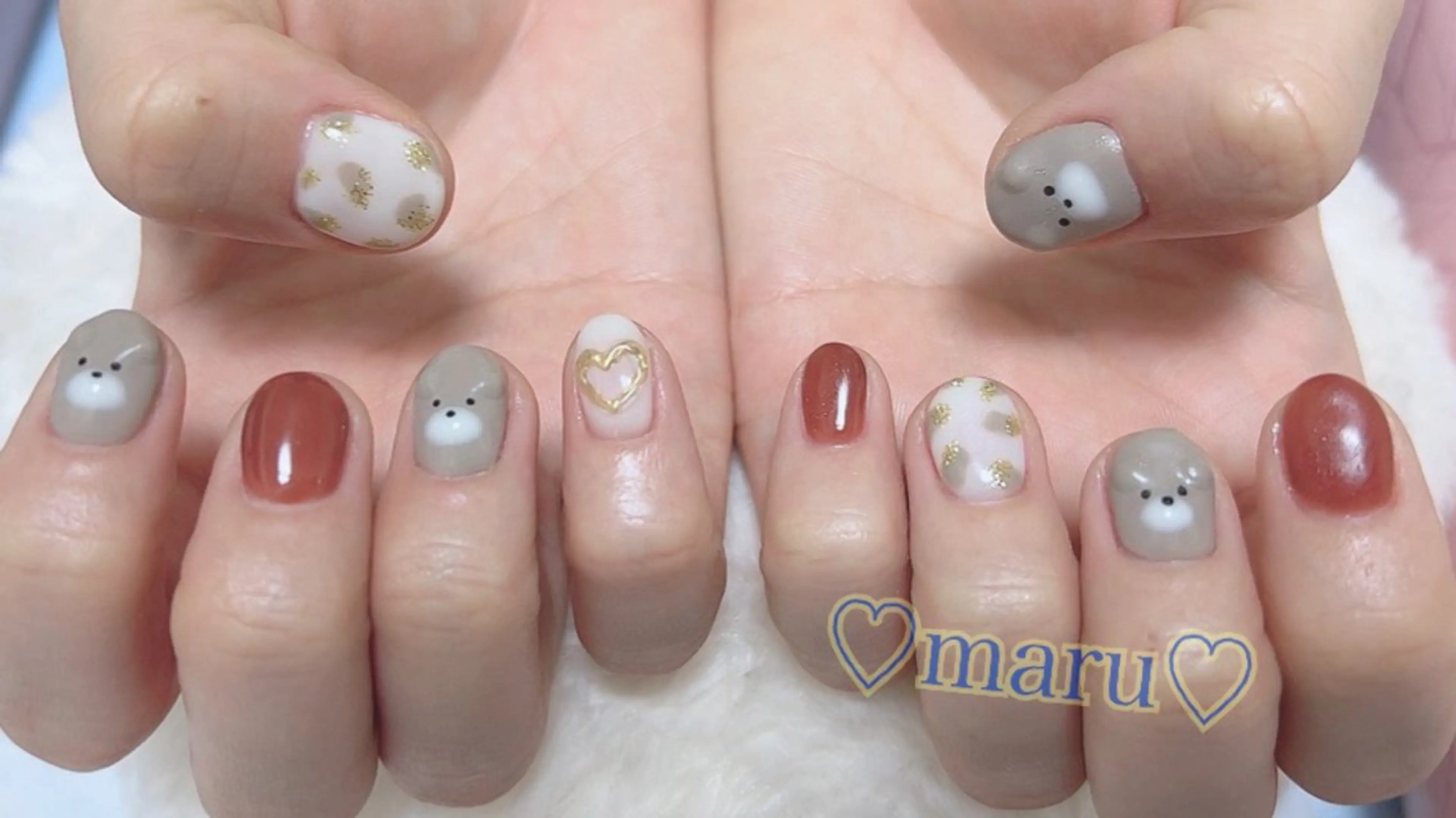 ネイル ハンドネイル フットネイル まるみ ♡のネイルデザイン