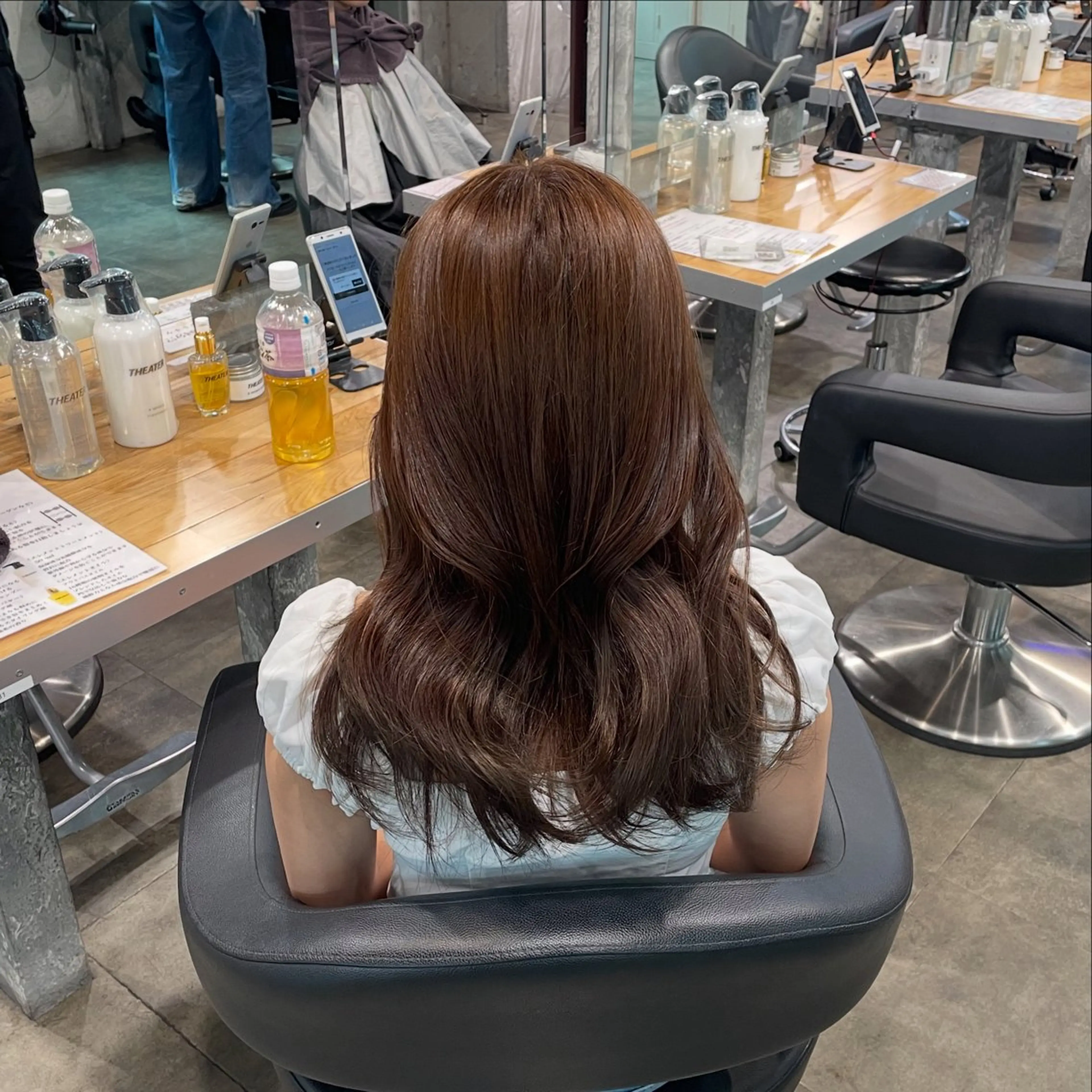 カラー ヘアカラー トリートメント ヘアセット 🤍透明感韓国 レディ/まりん🤍のヘアスタイル