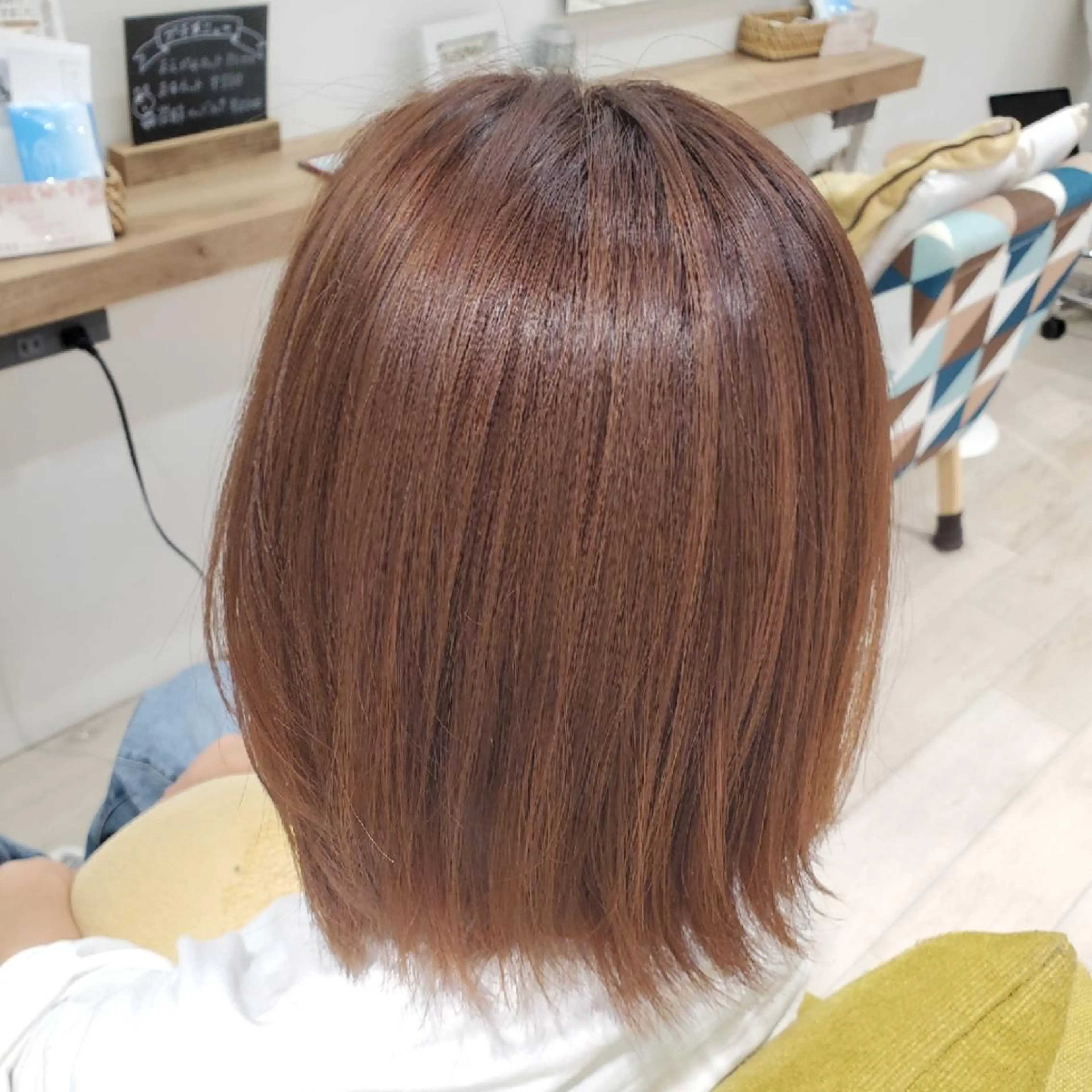 カラー えんどう みほのヘアスタイル