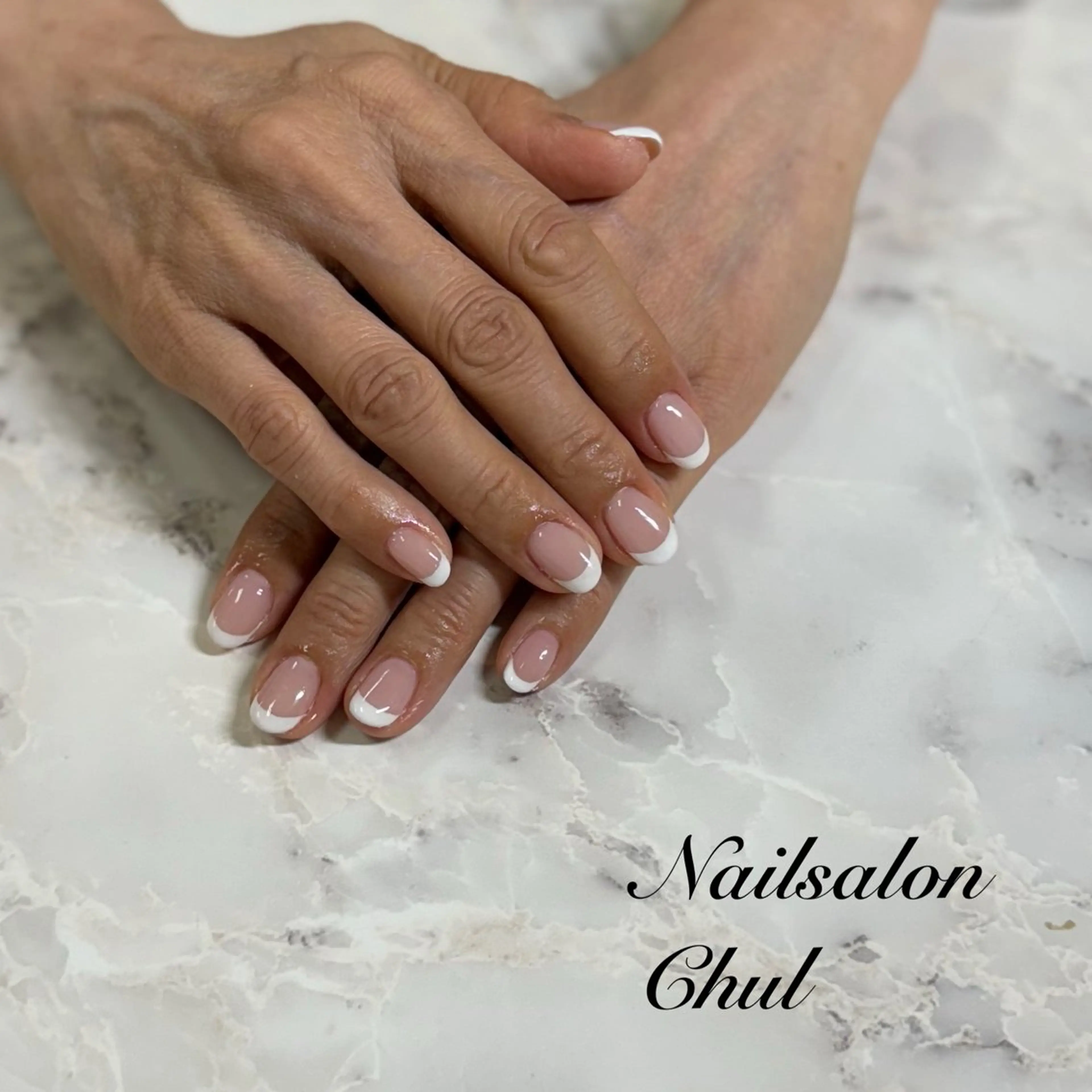 ネイル フレンチネイル ネイルサロン チュルのネイルデザイン