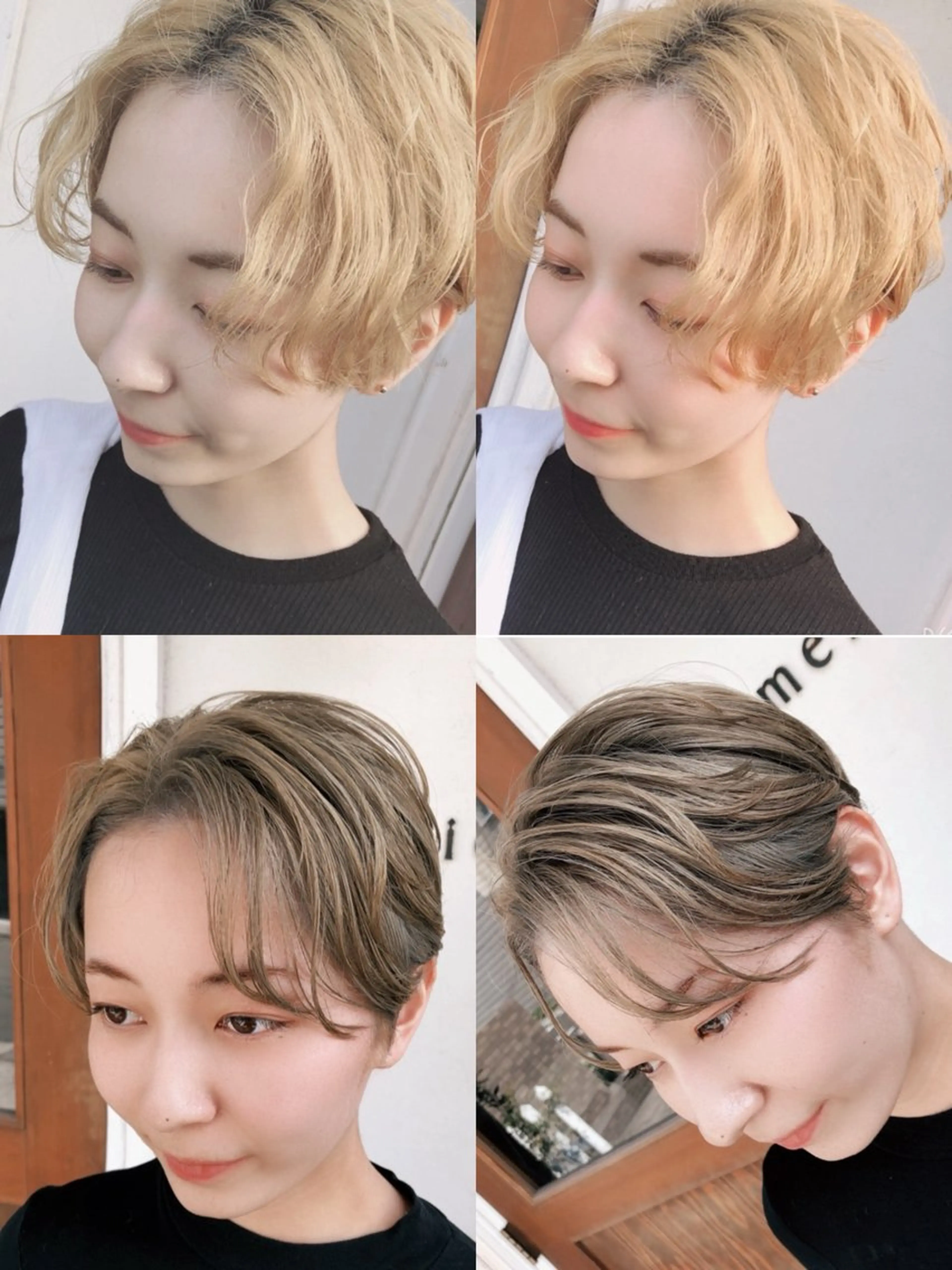 ［通常から50%割］💛Wカラー💛《ブリーチ1回→オンカラー》+似合わせカット+クイック集中トリートメントの写真