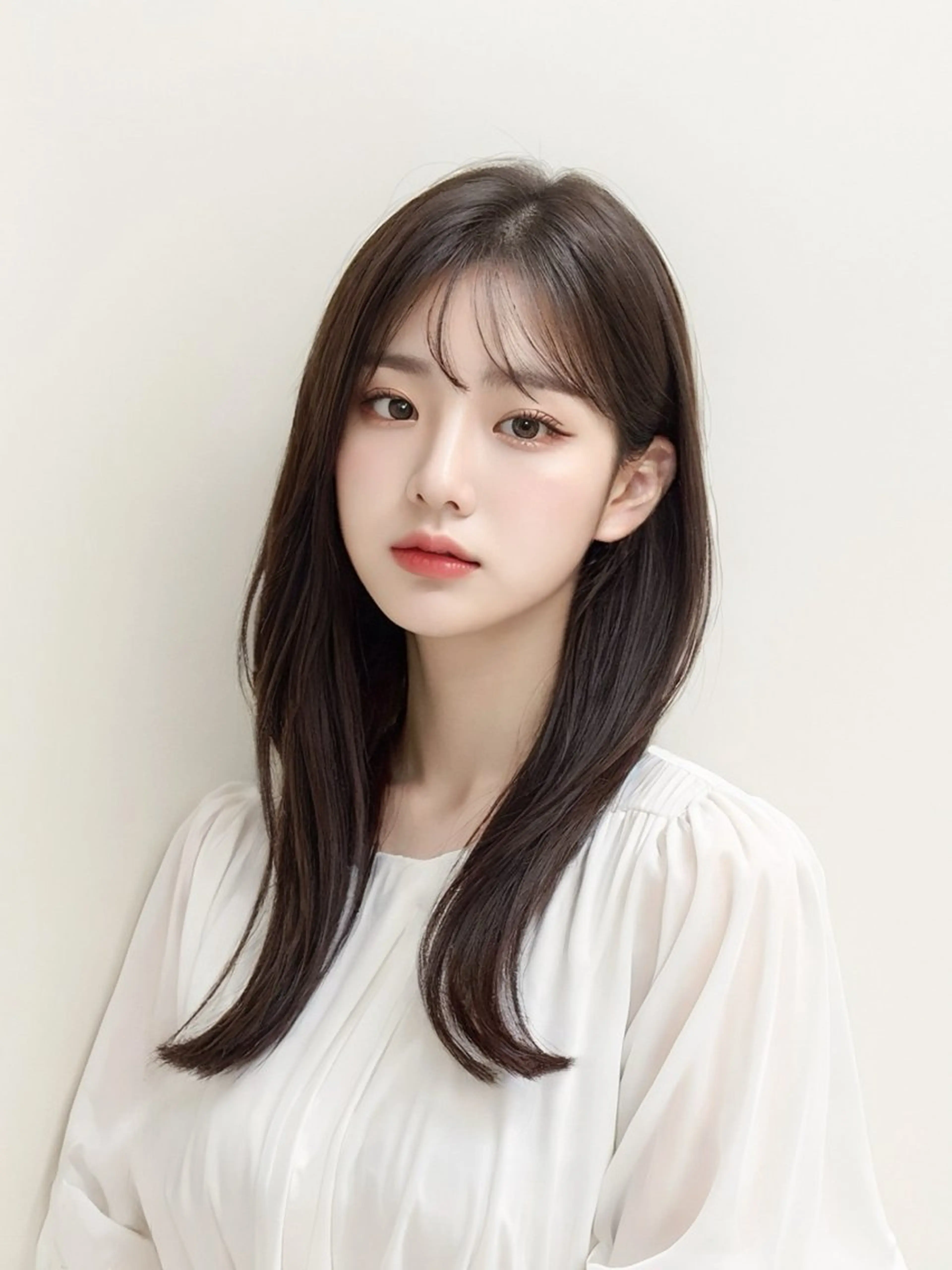 ロング 髪質改善、縮毛矯正 酸性縮毛矯正のヘアスタイル