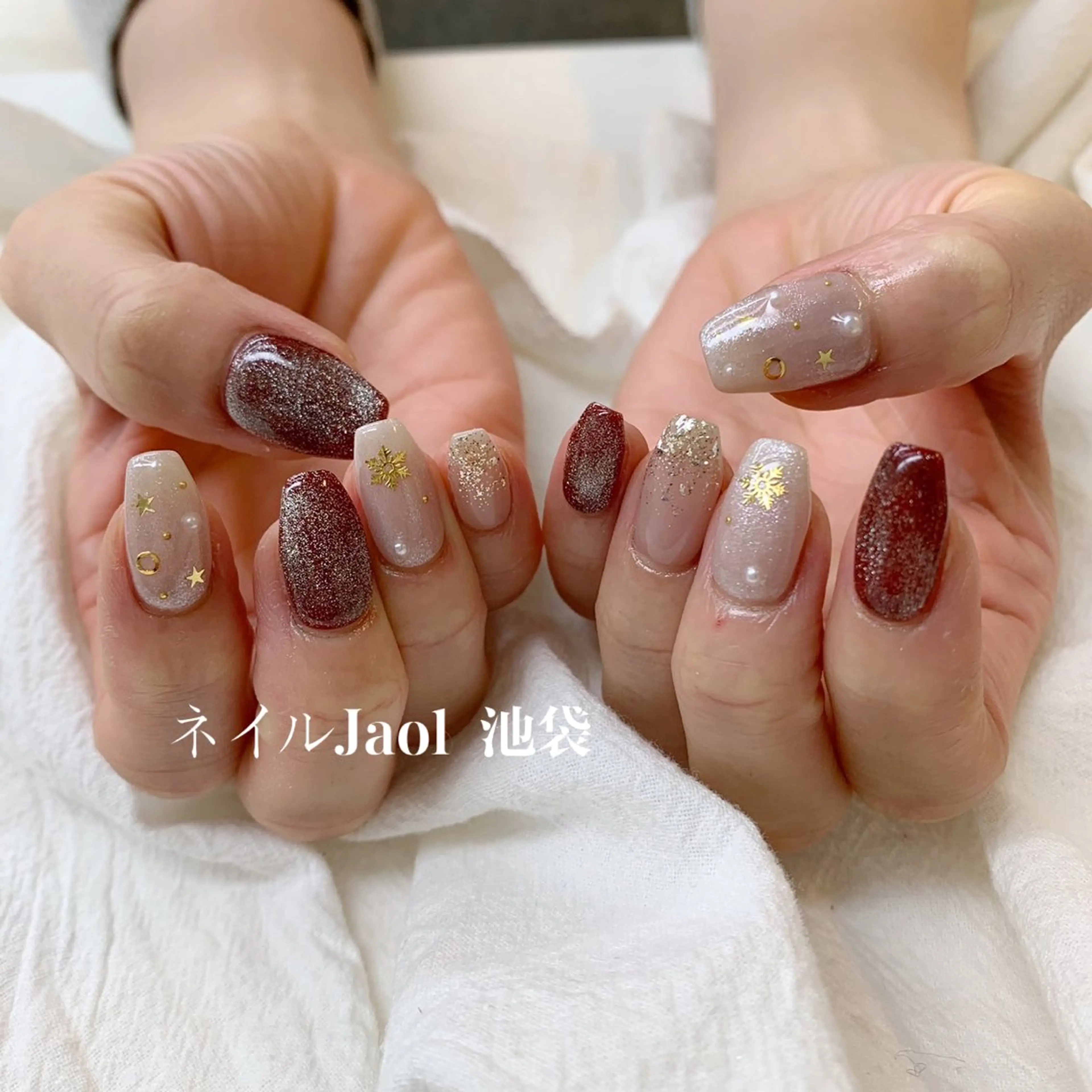 ミディアム nail jaol池袋店所属・ネイルJaol 池袋のネイルデザイン