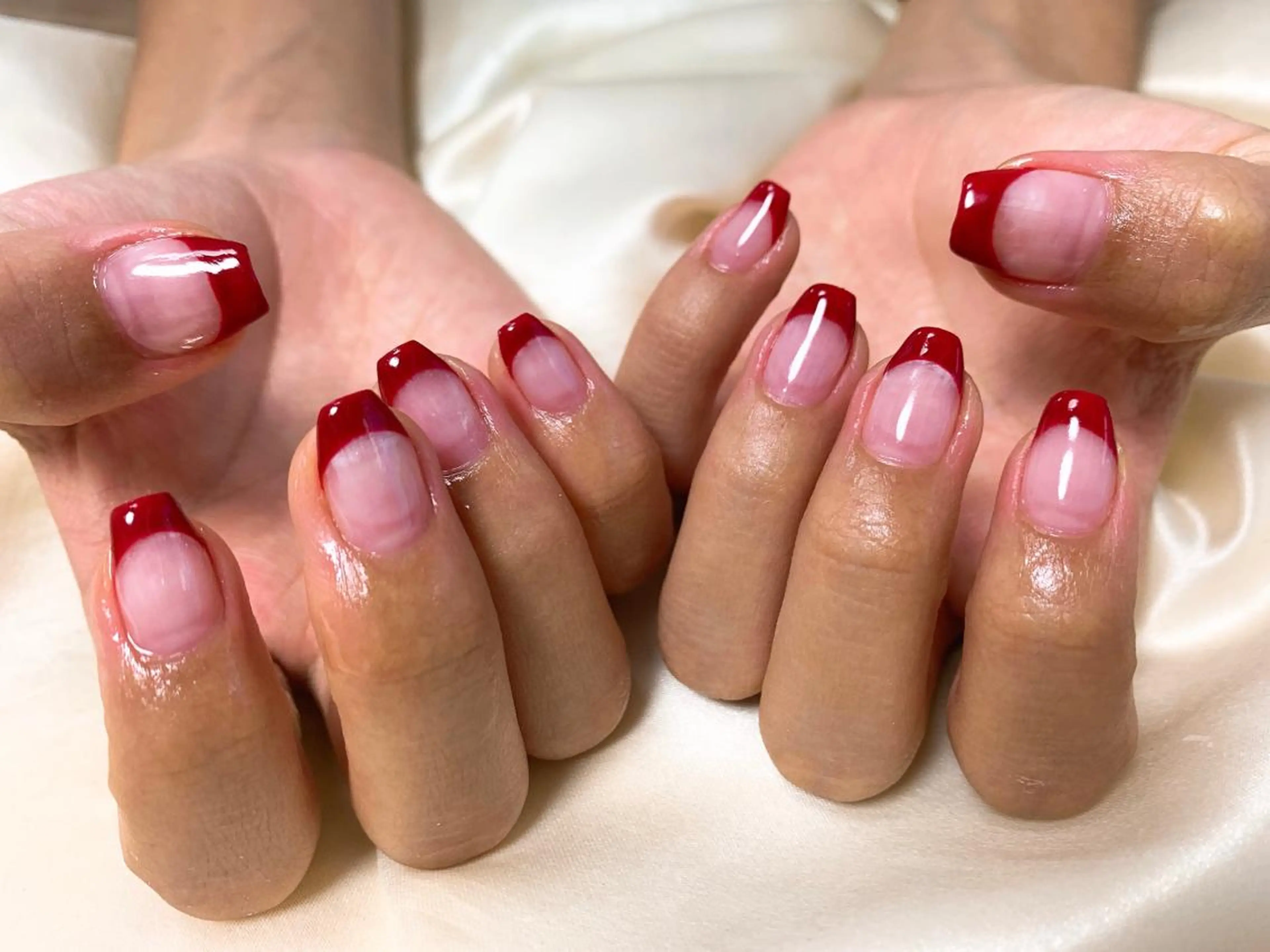 ネイル フレンチネイル Mogu nail 二子玉川のネイルデザイン