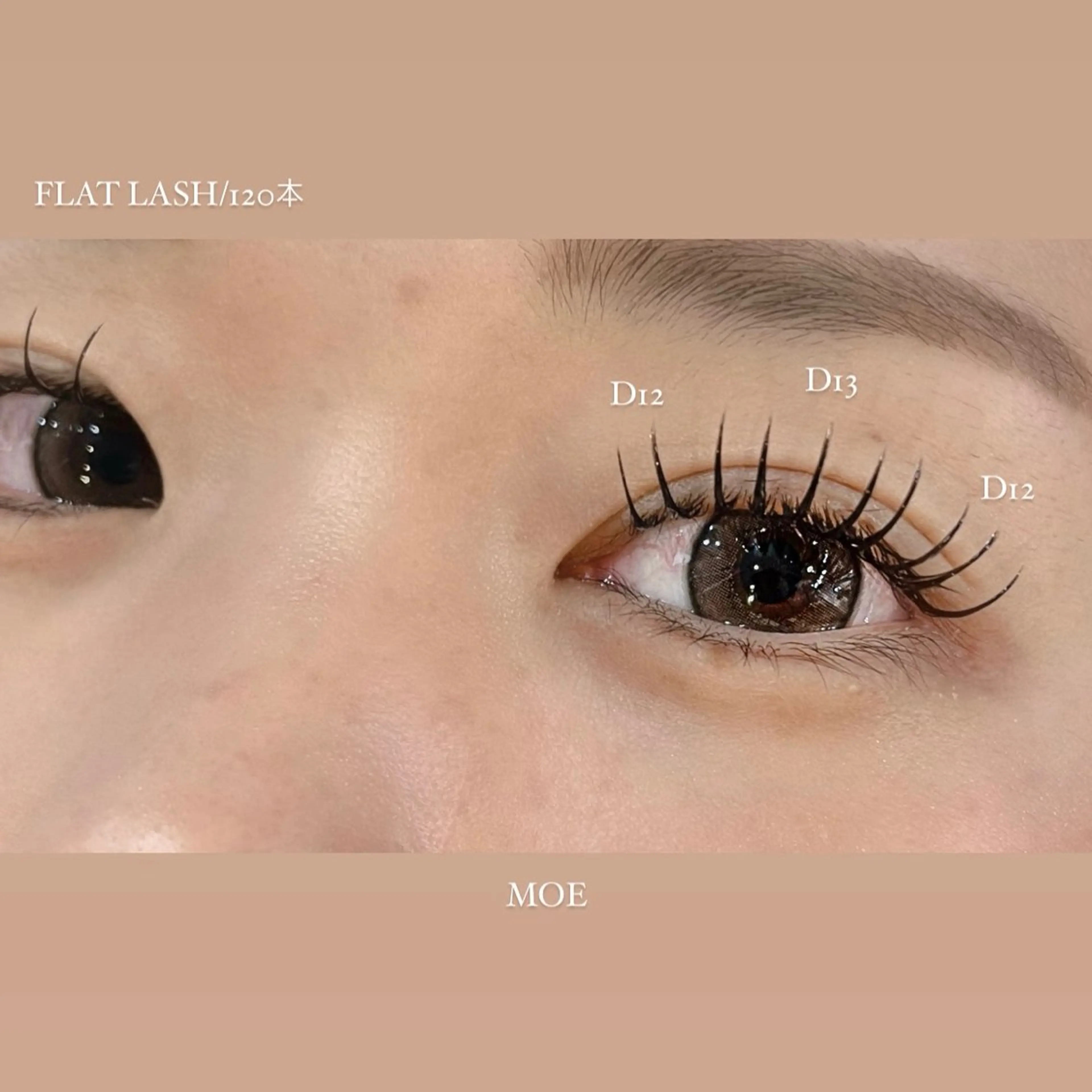 マツエク・マツパ airRe moeのマツエク・マツパデザイン