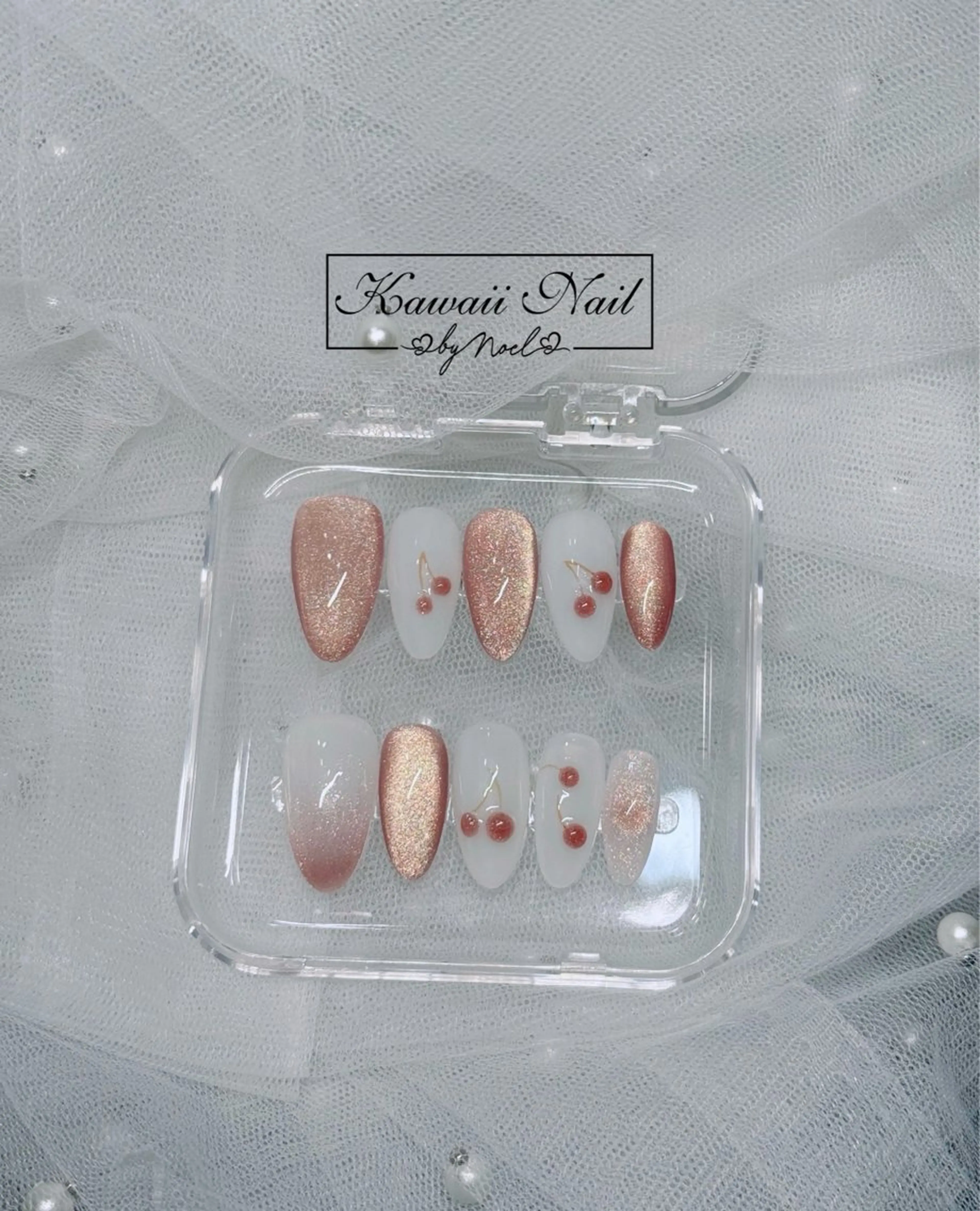 ネイル アートネイル 長さ出し フットネイル フレンチネイル ジェルネイル Kawaii Nail Salon所属・YURI NAIL NARITAのネイルデザイン