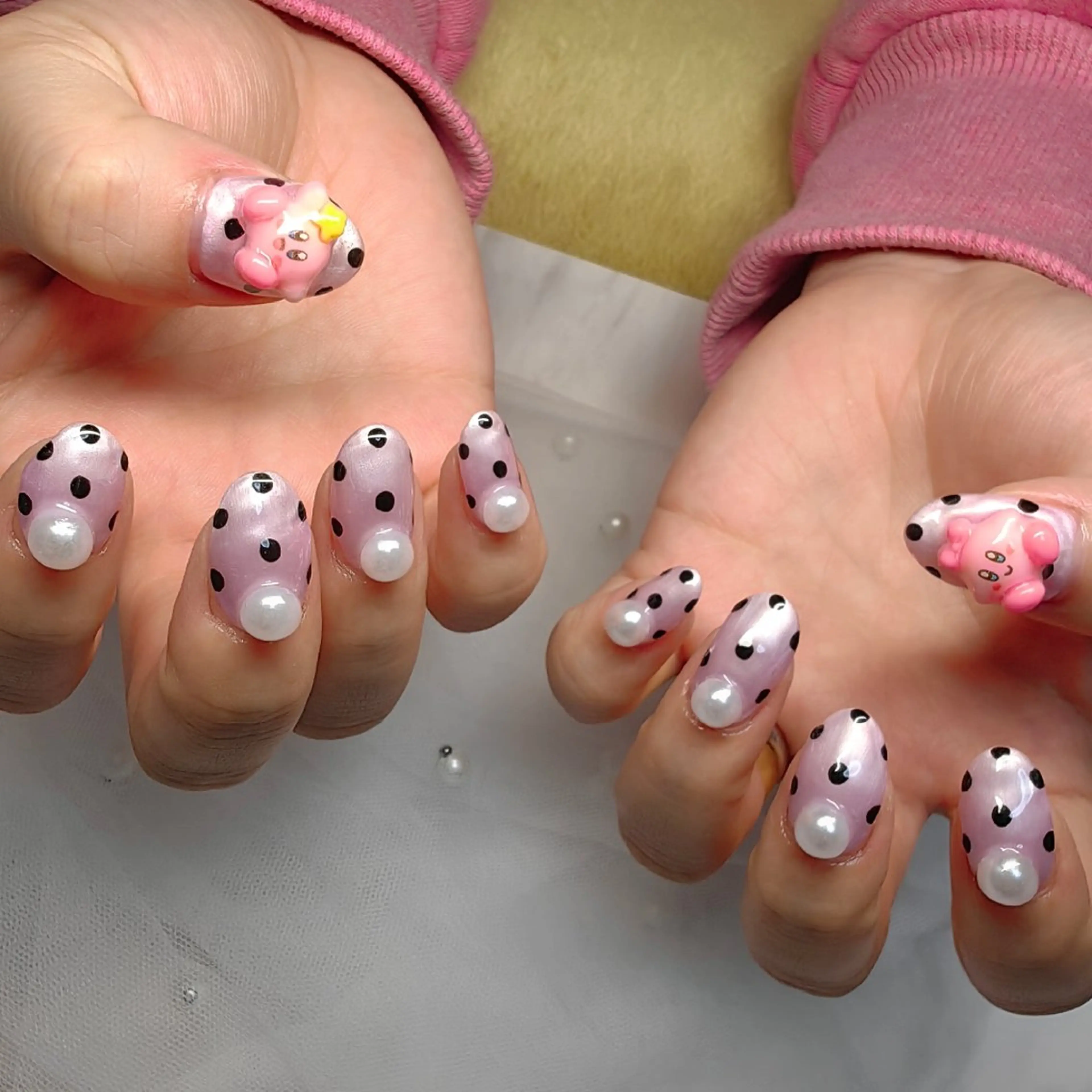 ネイル ドット ハンドネイル reve あやののネイルデザイン