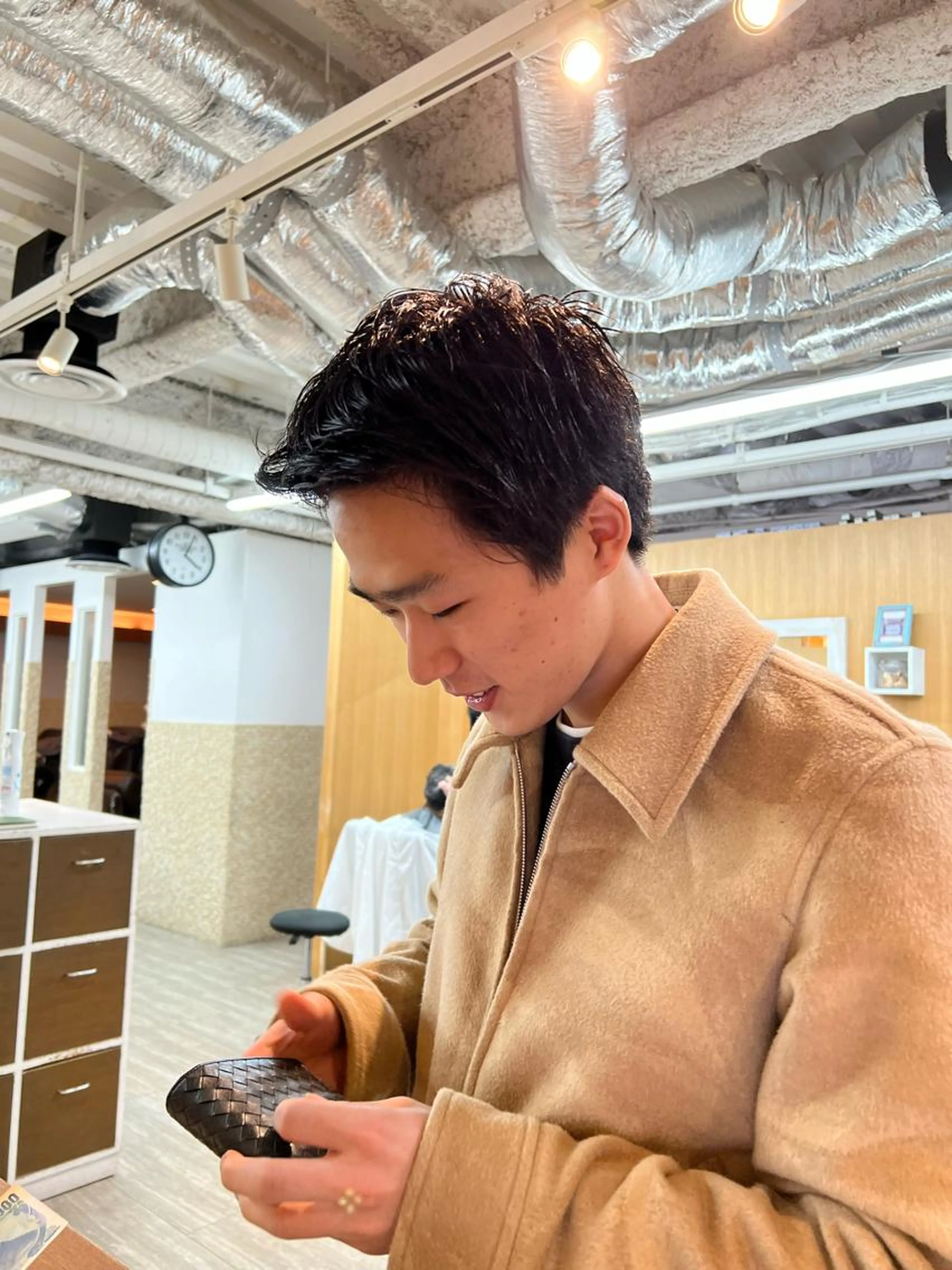 メンズカット＋頭皮毛穴炭酸クレンジングの写真