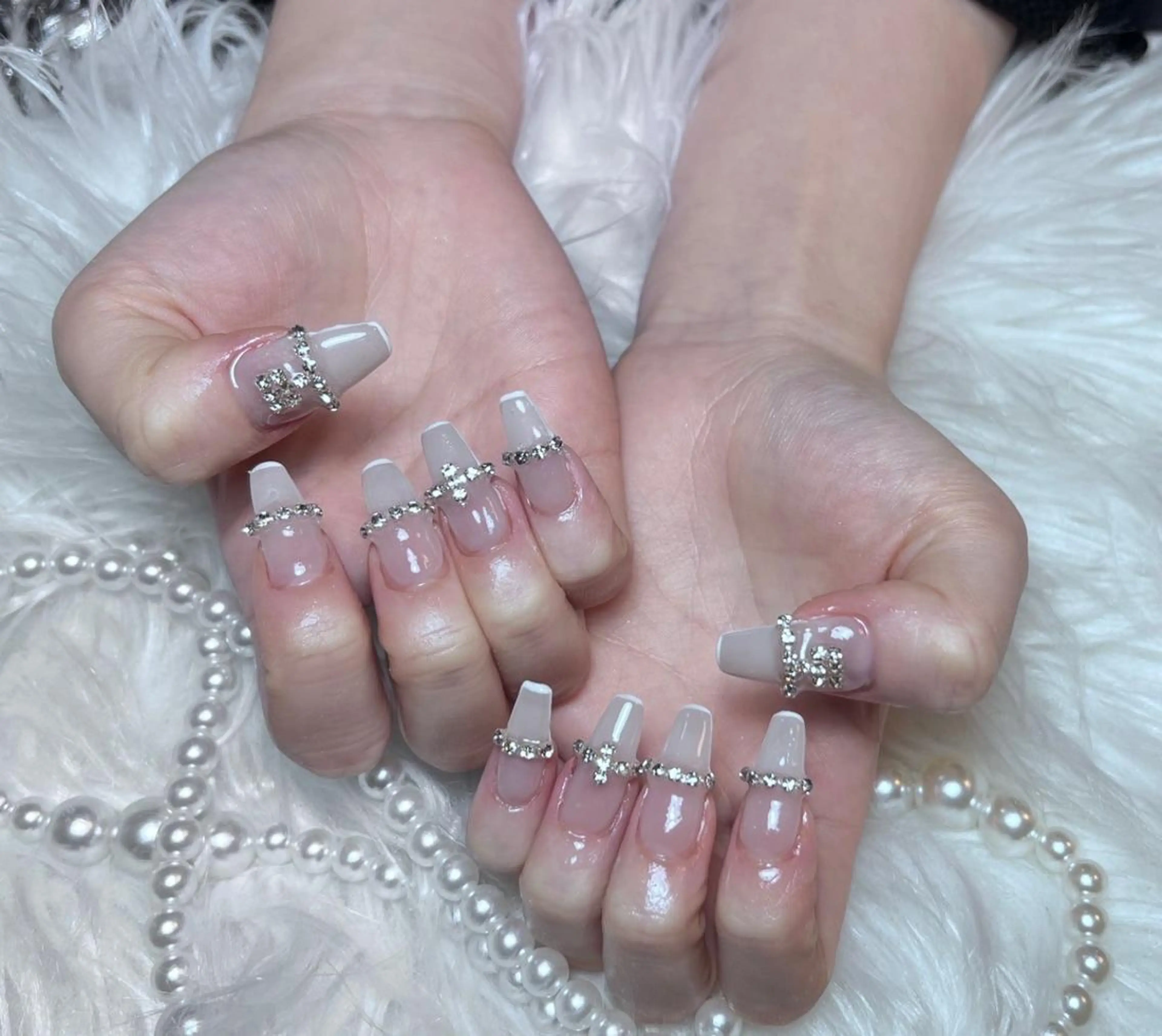 ネイル H3 Nail Tsuki🦋💙のネイルデザイン