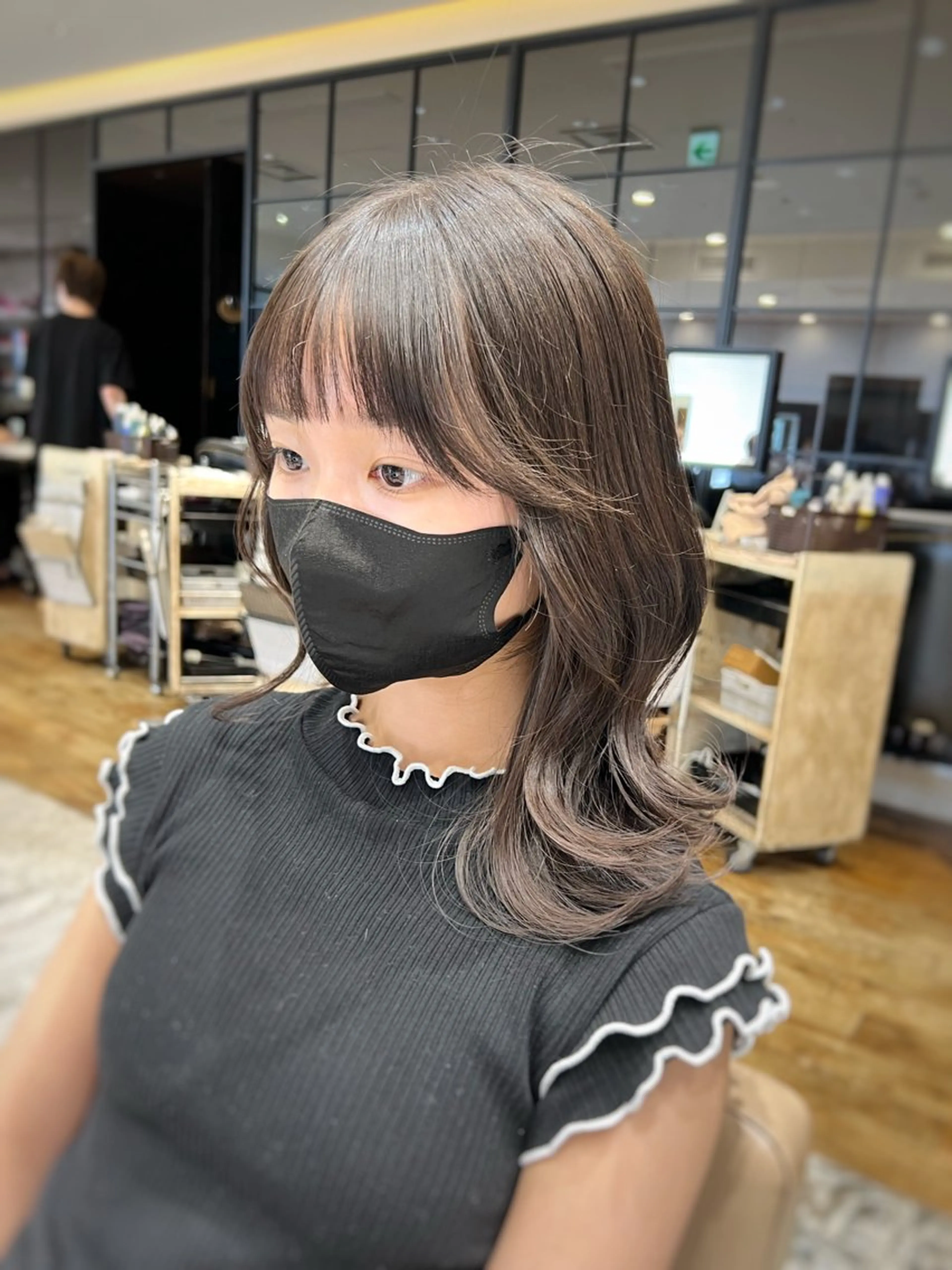 ロング 💍新宿ショート 💍岩田莉奈のヘアスタイル