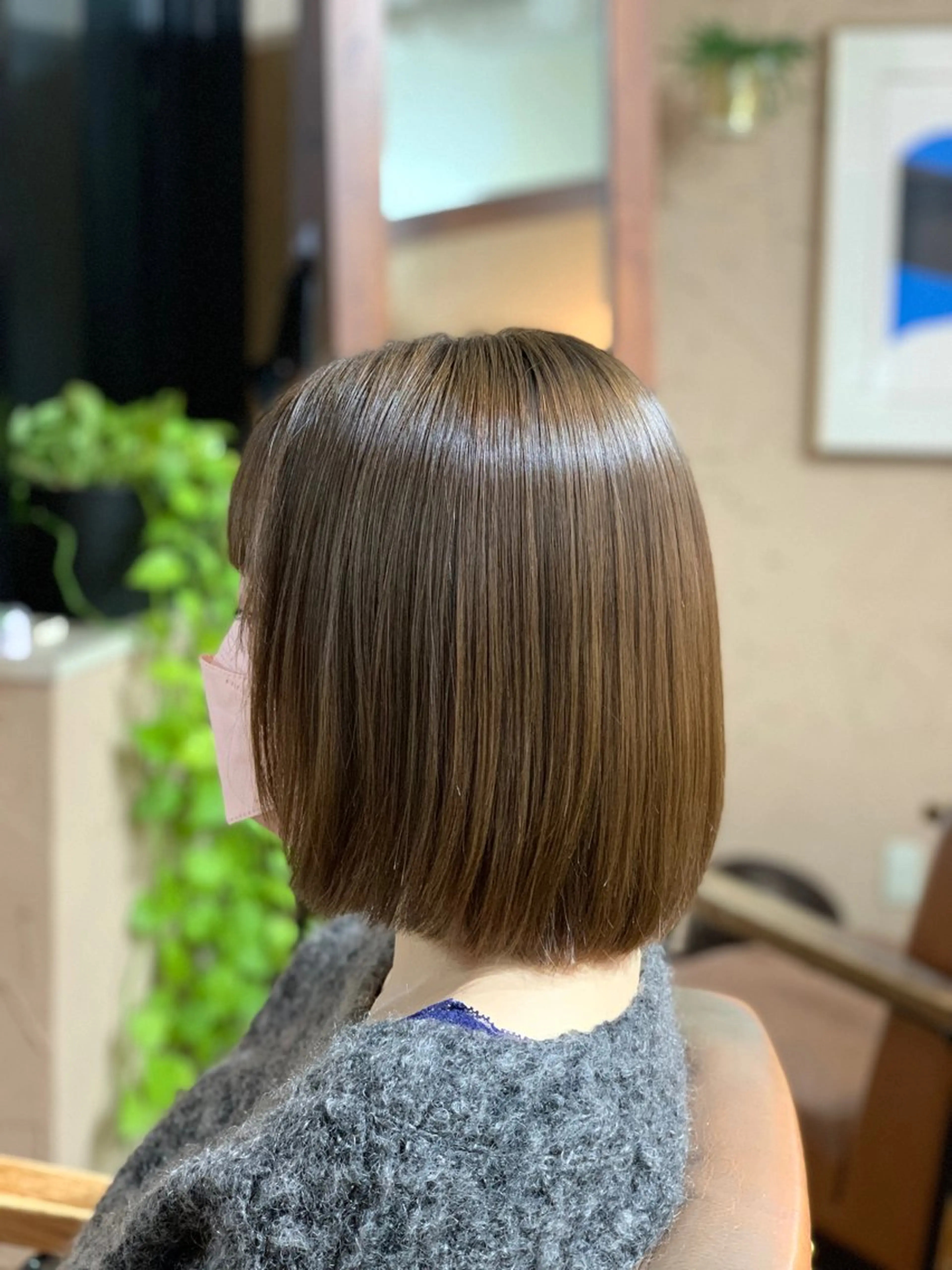 カット+カラー+うるさらプレミーク2ステップトリートメントの写真