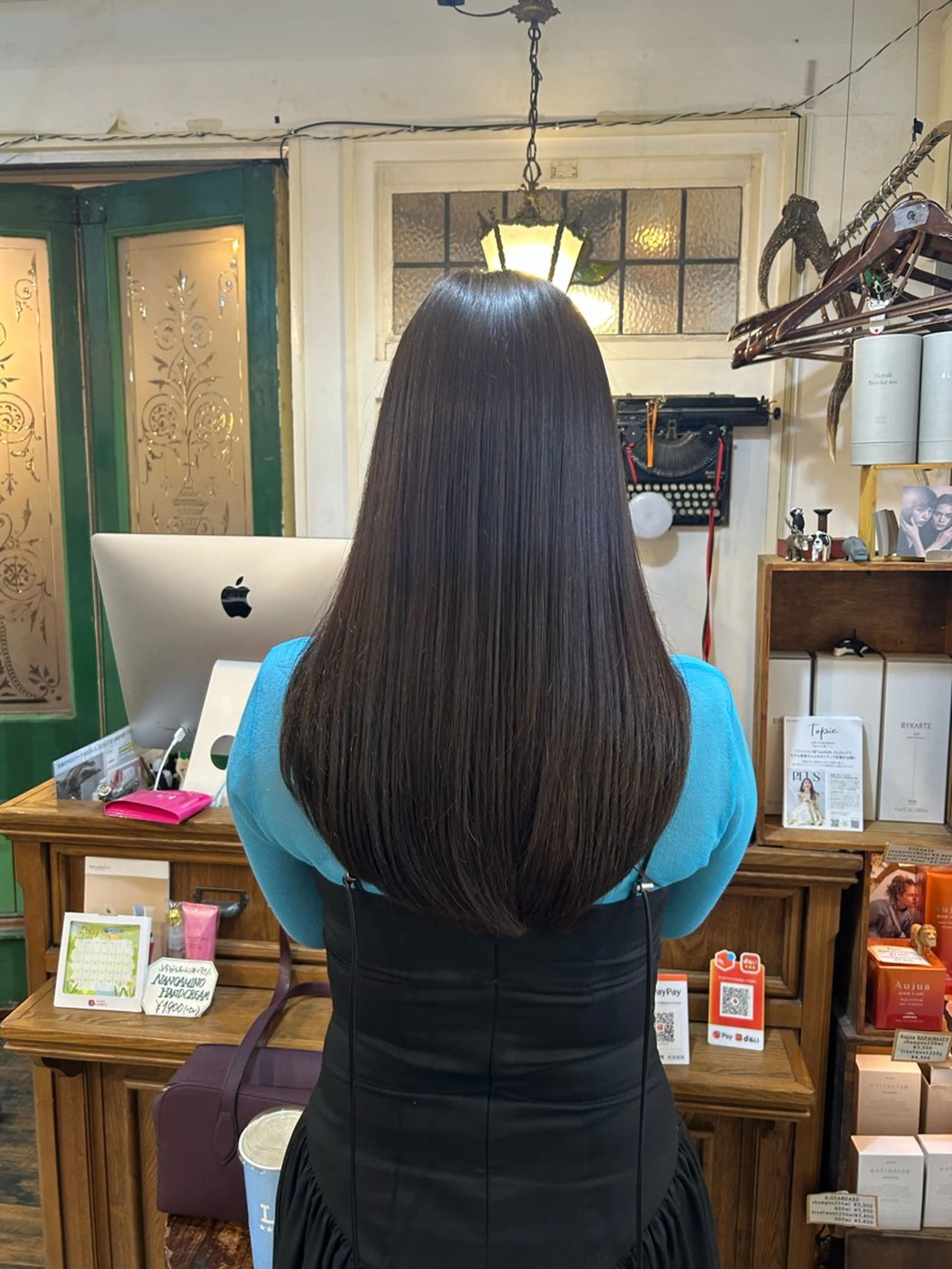 ロング 髪質改善 トリートメント カット トリートメント ヘッドスパ BRITS 渡辺 菜々子のヘアスタイル