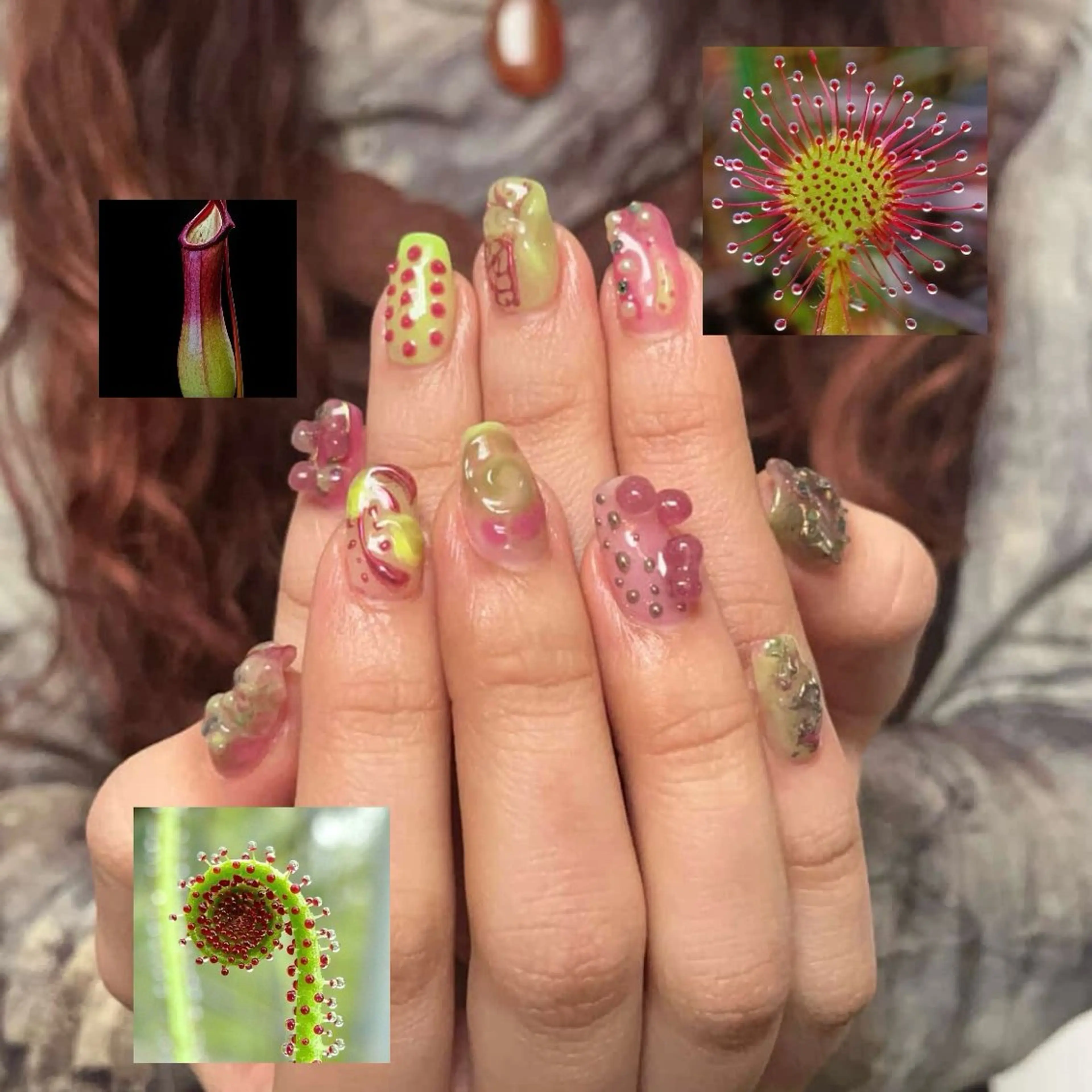 ネイル アートネイル ニュアンスネイル ハンドネイル Mariris所属・BANSA ˖ ࣪⊹ 大阪 個性派 派手のネイルデザイン