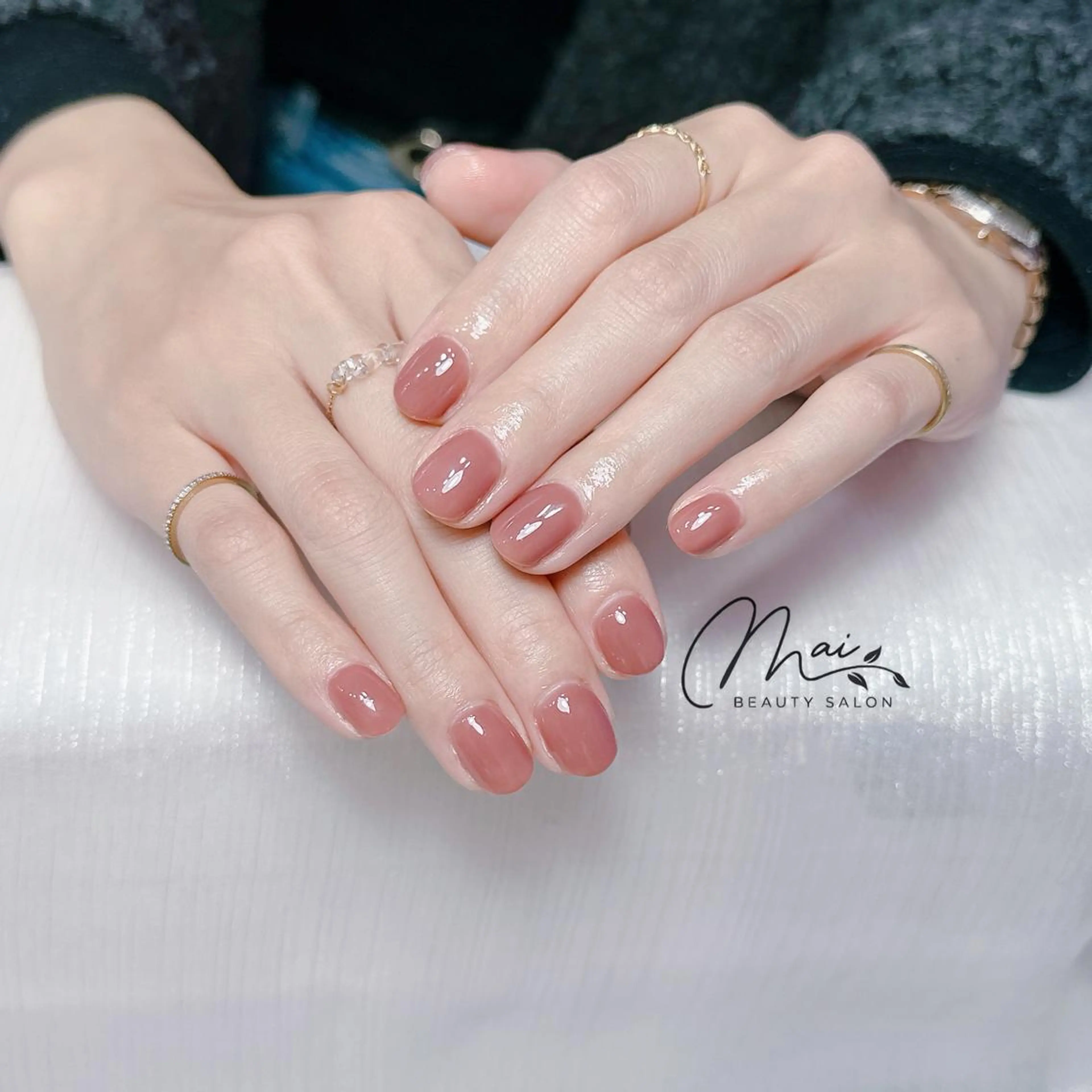 ネイル ジェルネイル パラジェル ワンホンネイル MaiBeauty DanHiのネイルデザイン