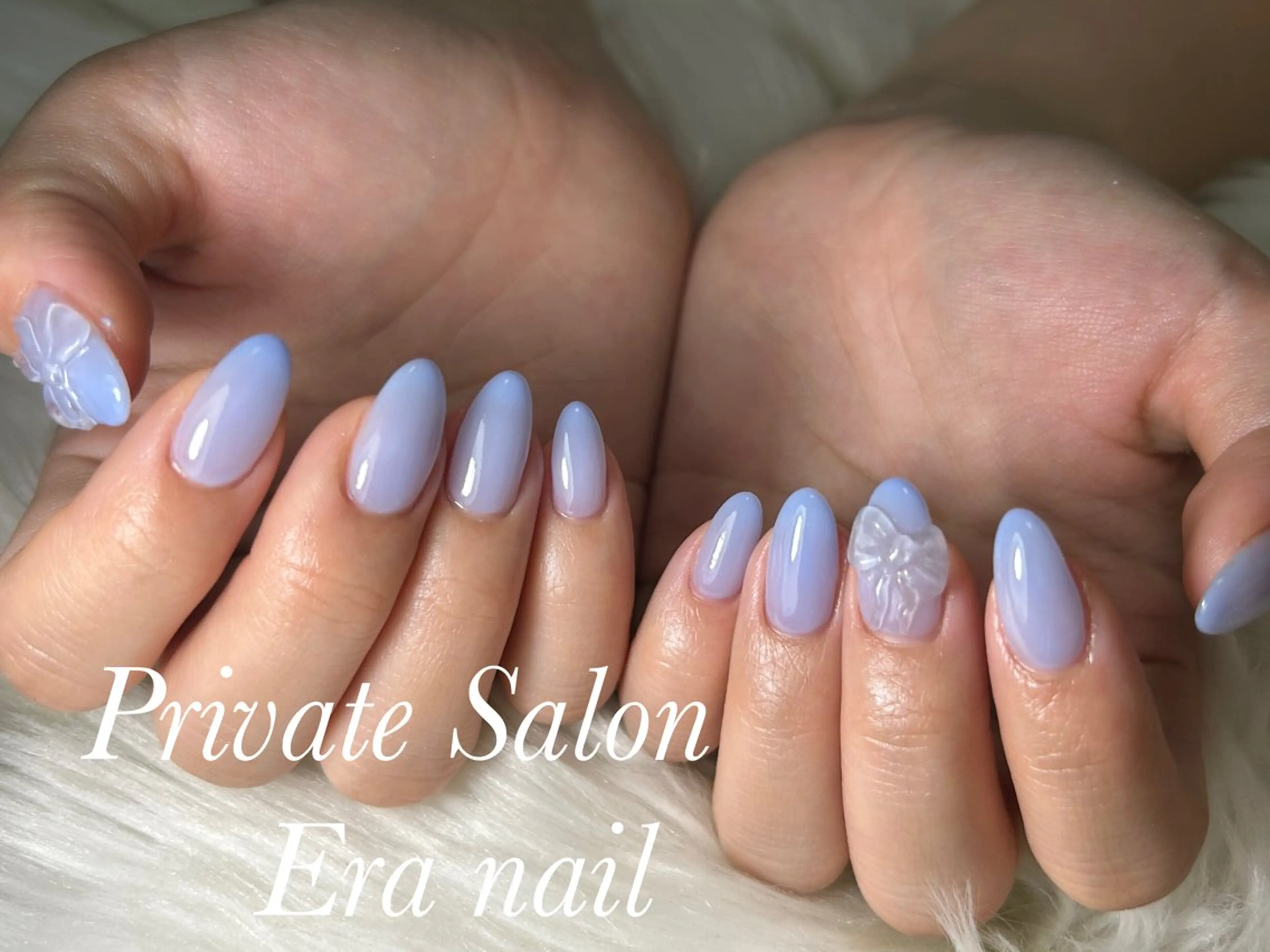 ネイル リボン ハンドネイル Era nailのネイルデザイン