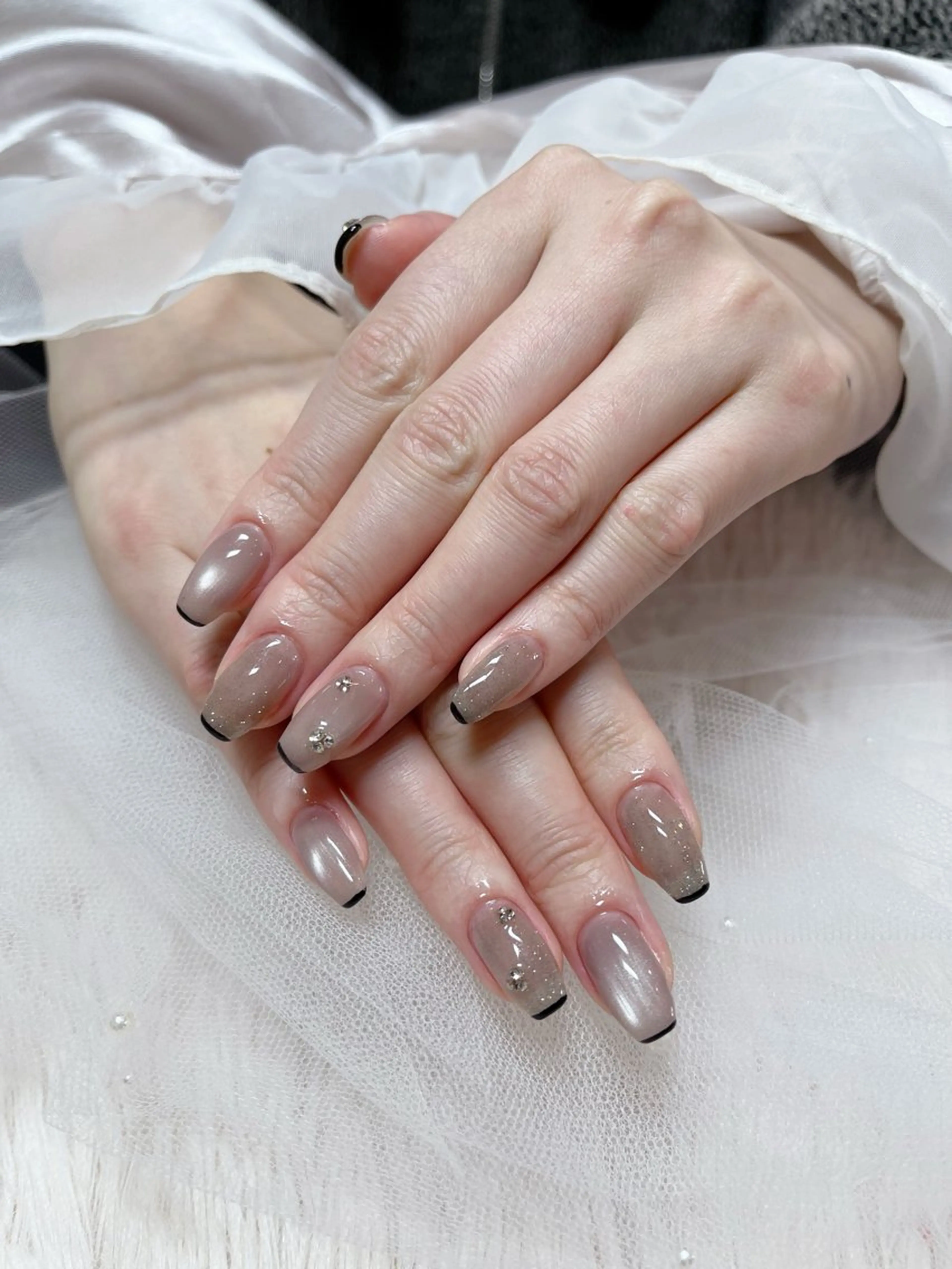 ネイル フラッシュネイル マグネットネイル LUMIERU所属・LUMIERU RIKAのネイルデザイン