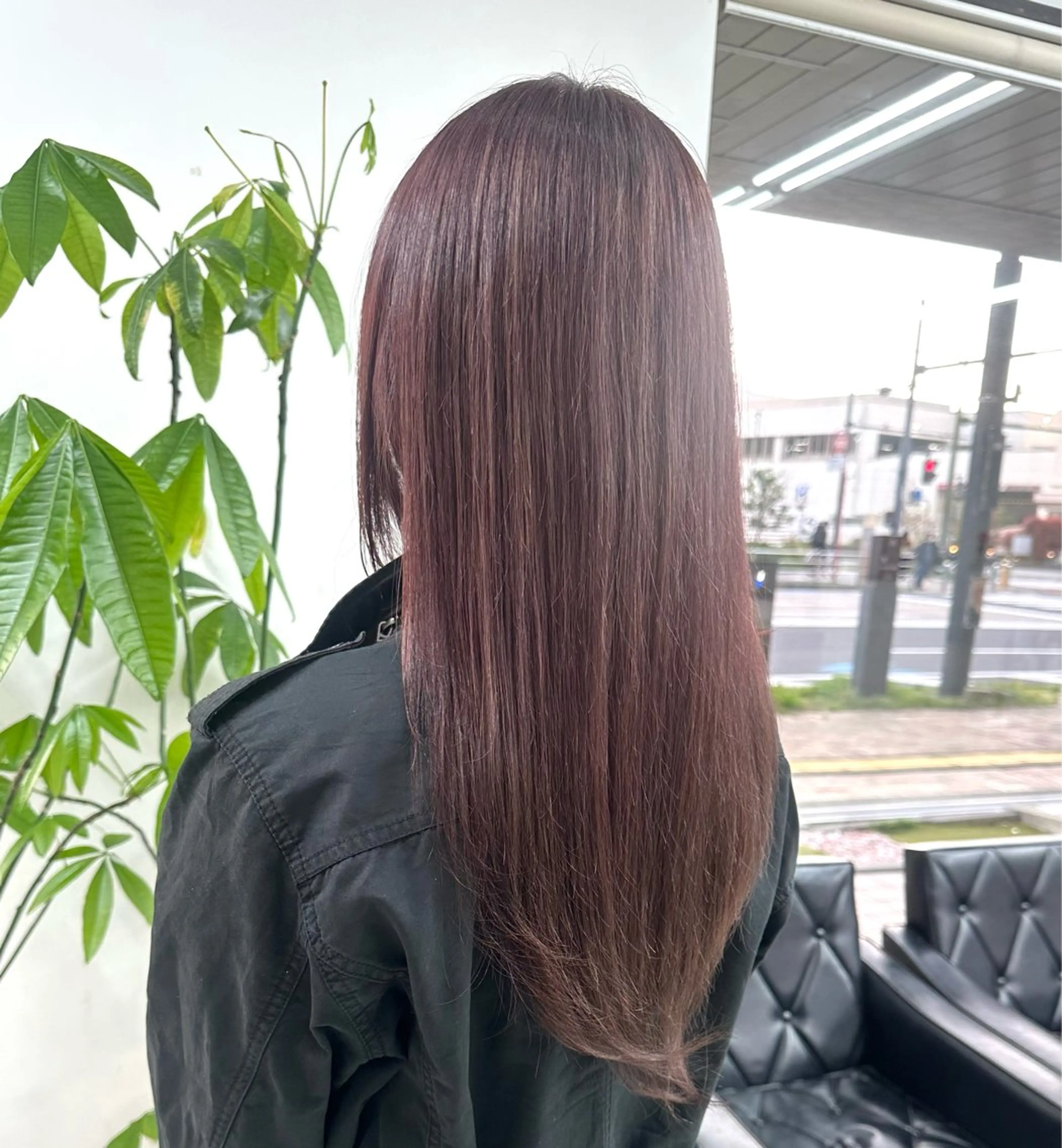 ロング ヘアカラー トリートメント 透明感カラー/暖色 木村 実来のヘアスタイル