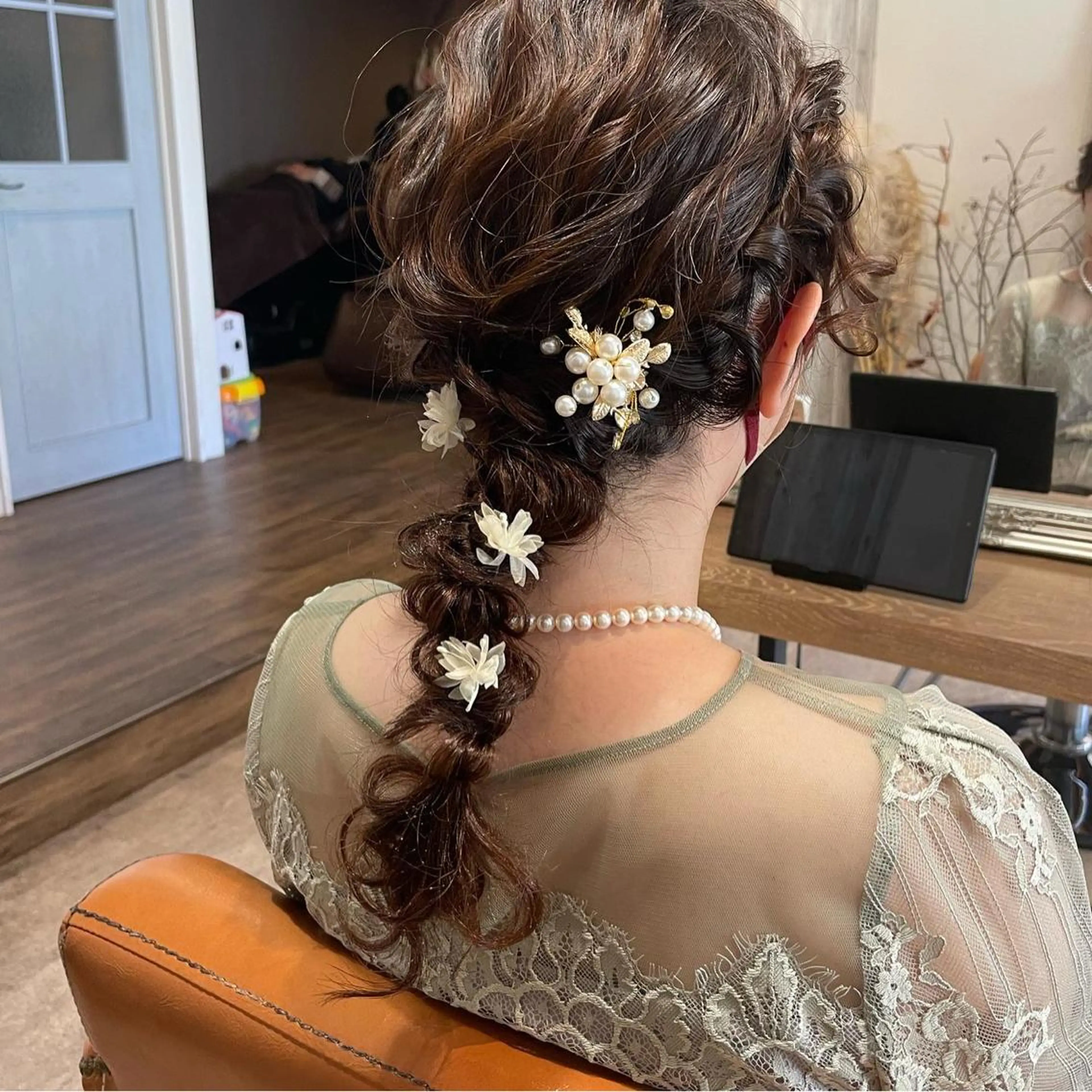 ロング ヘアセット HARE 川崎晴佳のヘアスタイル