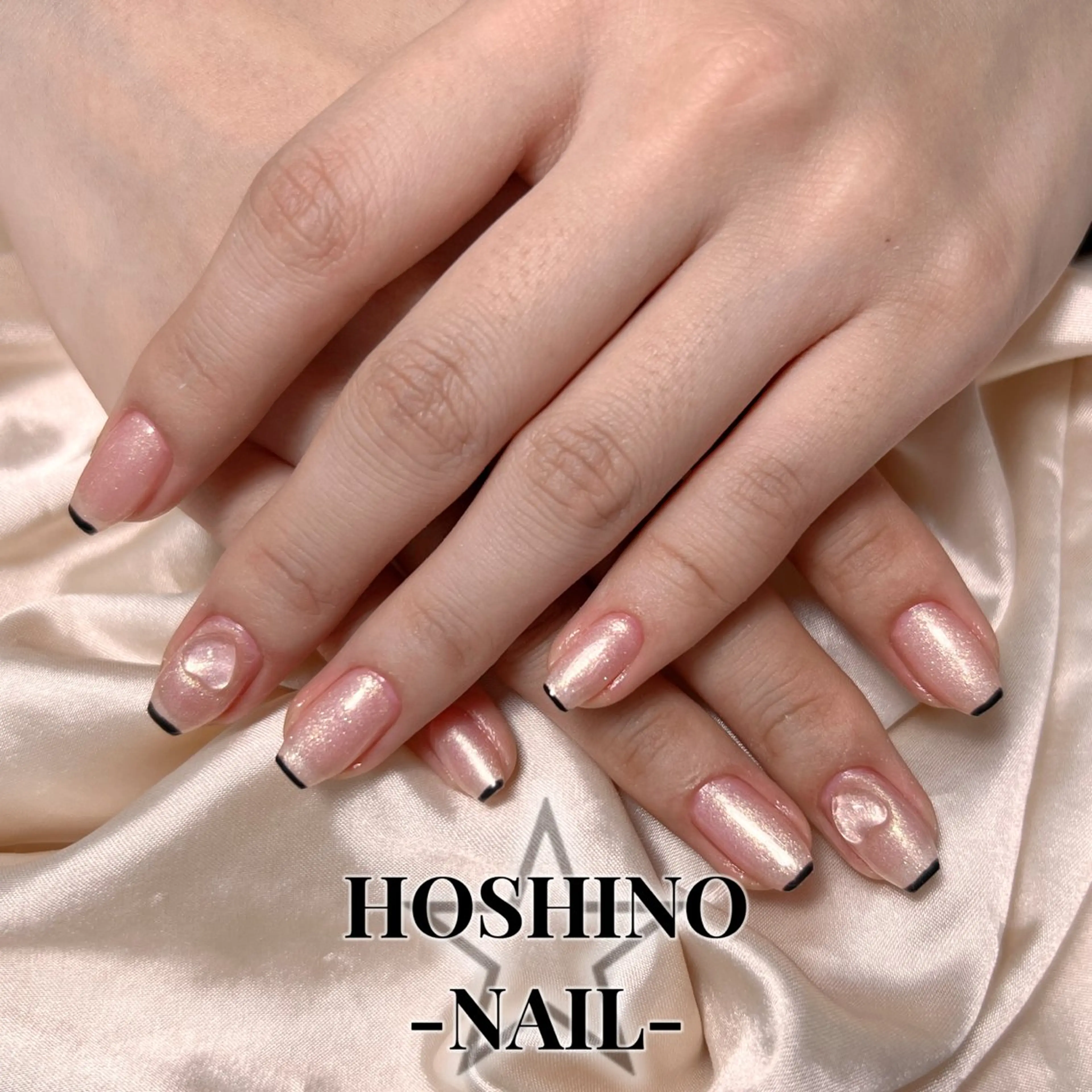ネイル フレンチネイル ハンドネイル ★HOSHINO NAIL★新宿店のネイルデザイン