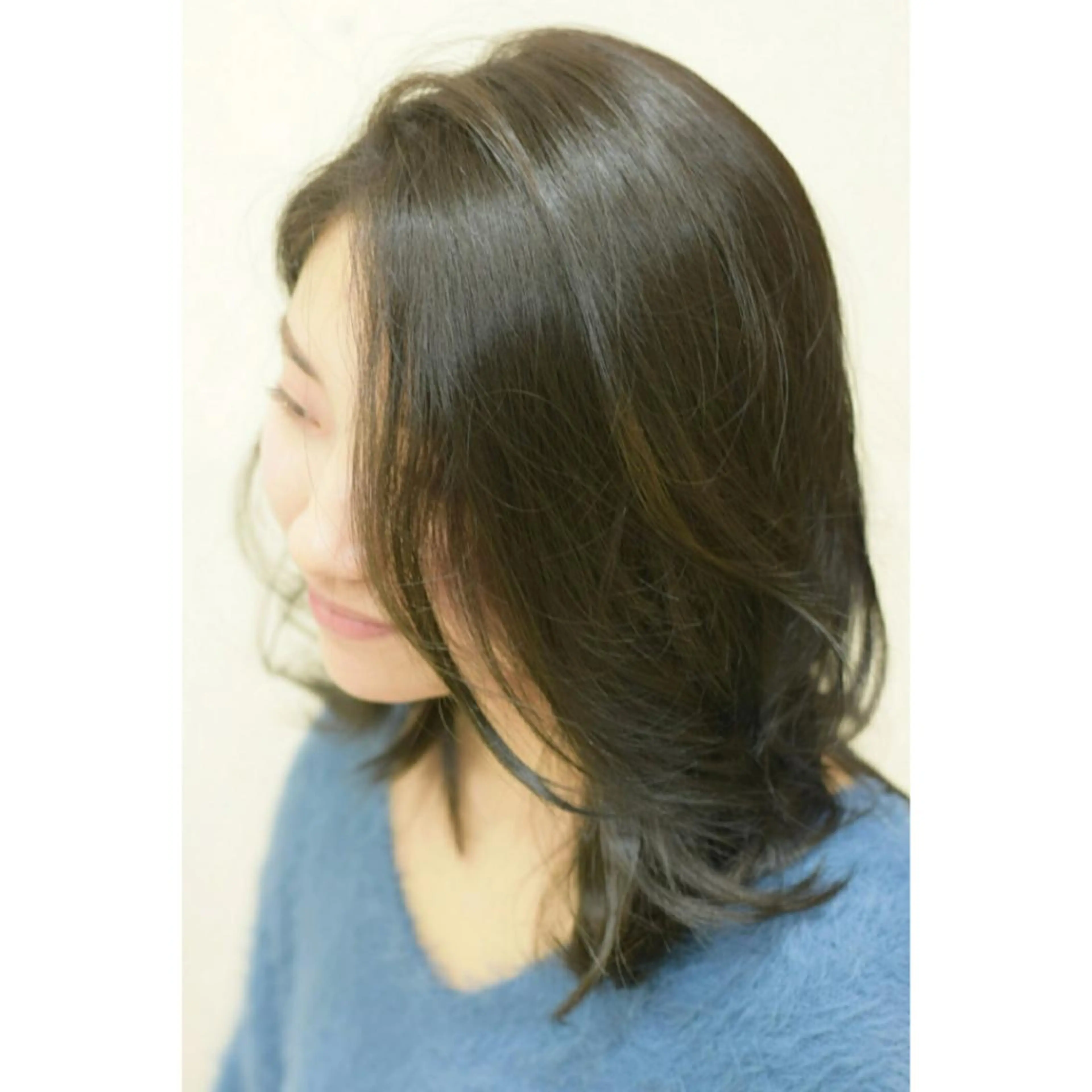 ミディアム ヘアカラー 石沢 知康のヘアスタイル