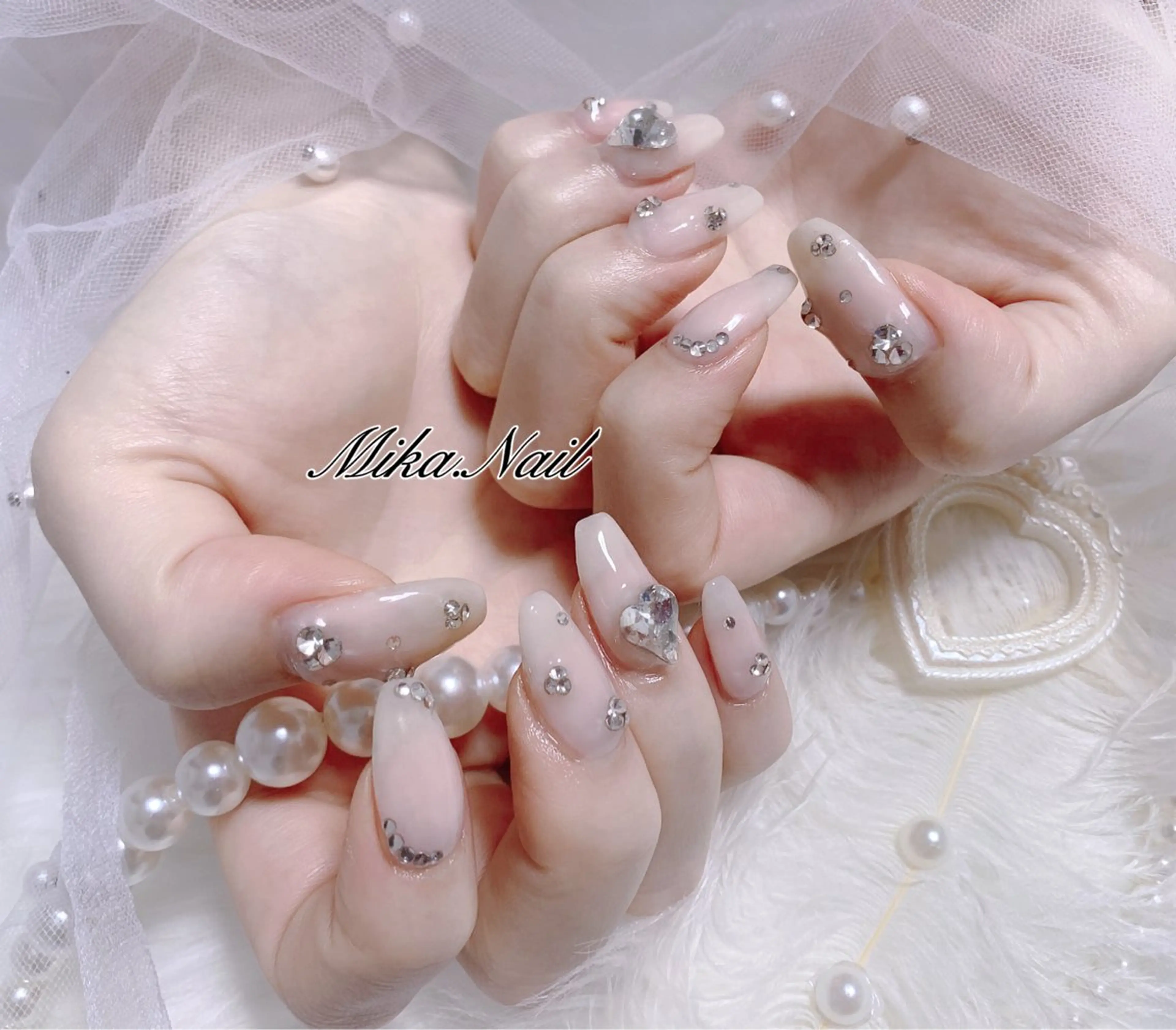 ネイル ピンク Mika Nailのネイルデザイン