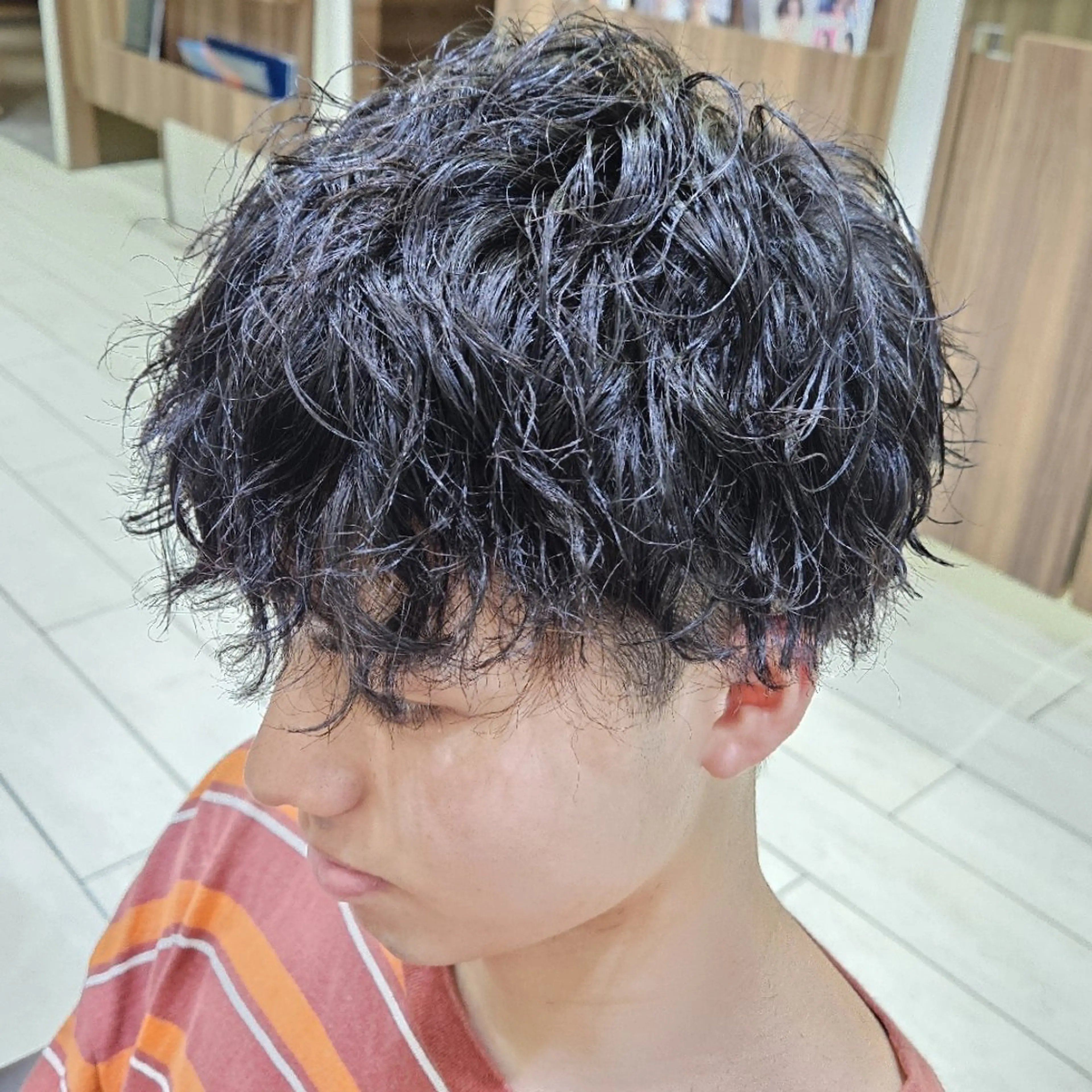 メンズ パーマ カット パーマ 🌀メンズパーマ特化 藤井 凌雅🌀のヘアスタイル