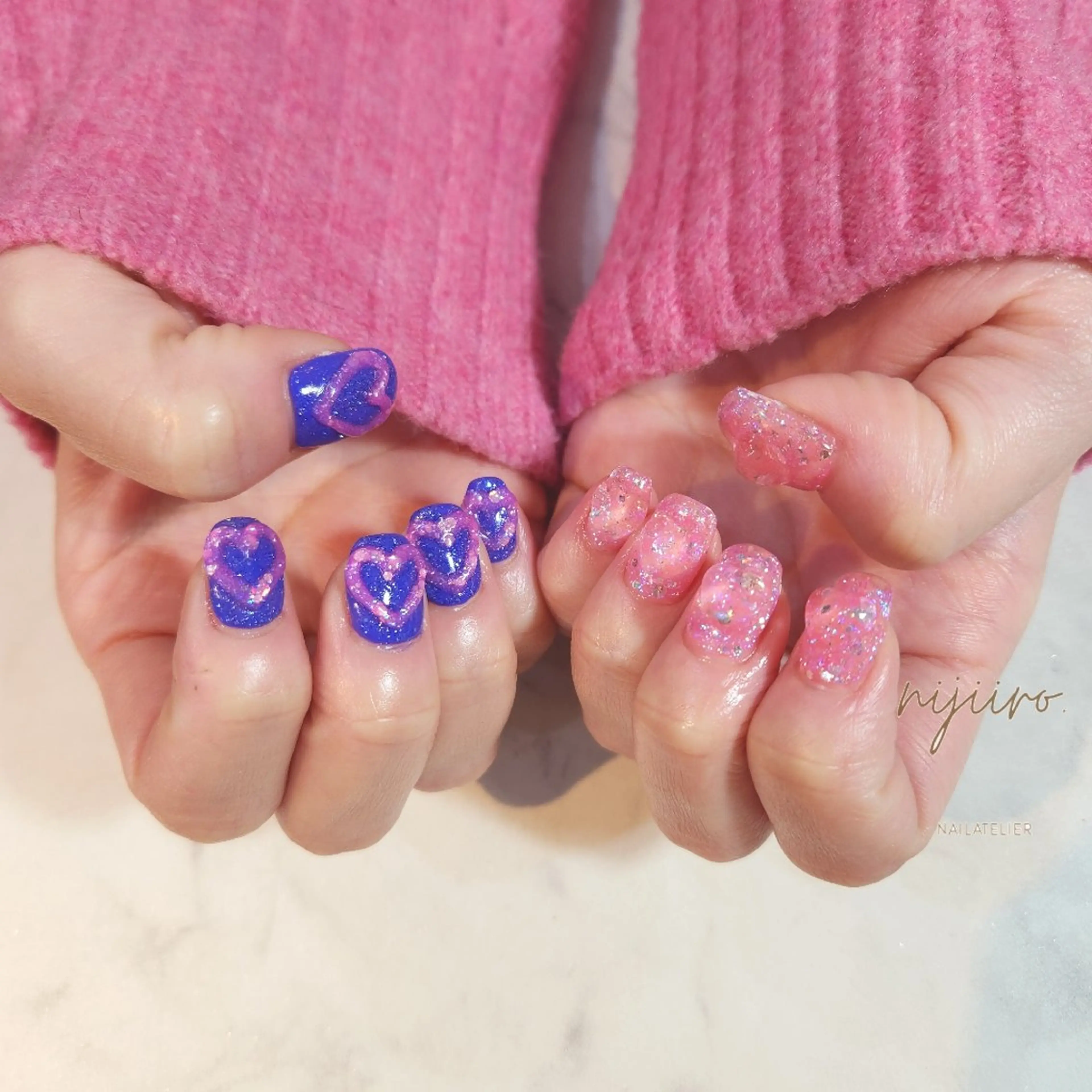 ネイル ハンドネイル nailatelier nijiiro.所属・nijiiro🌈 サトウのネイルデザイン