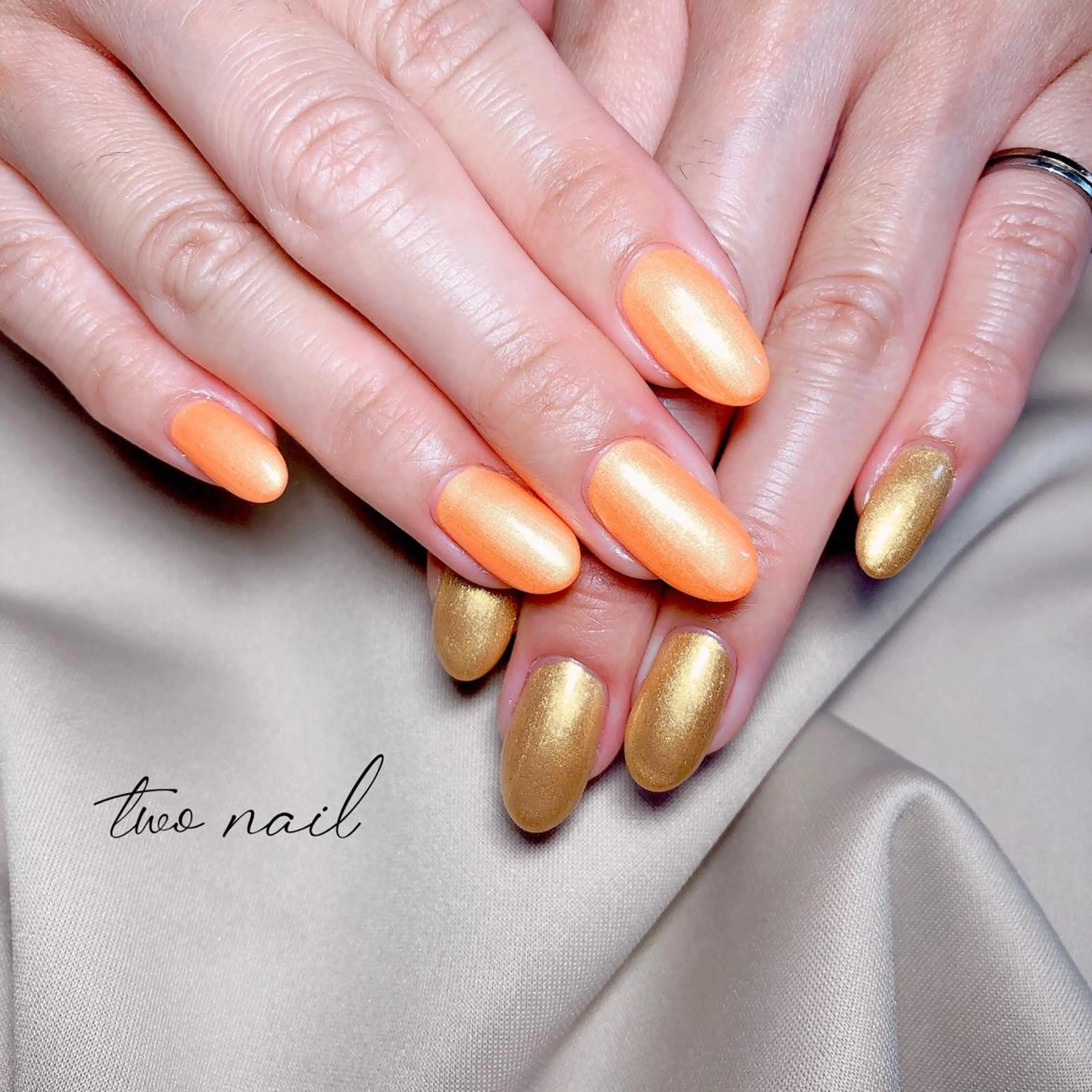 ネイル アートネイル フットネイル ハート ニュアンスネイル ホワイト ハンドネイル two nailのネイルデザイン