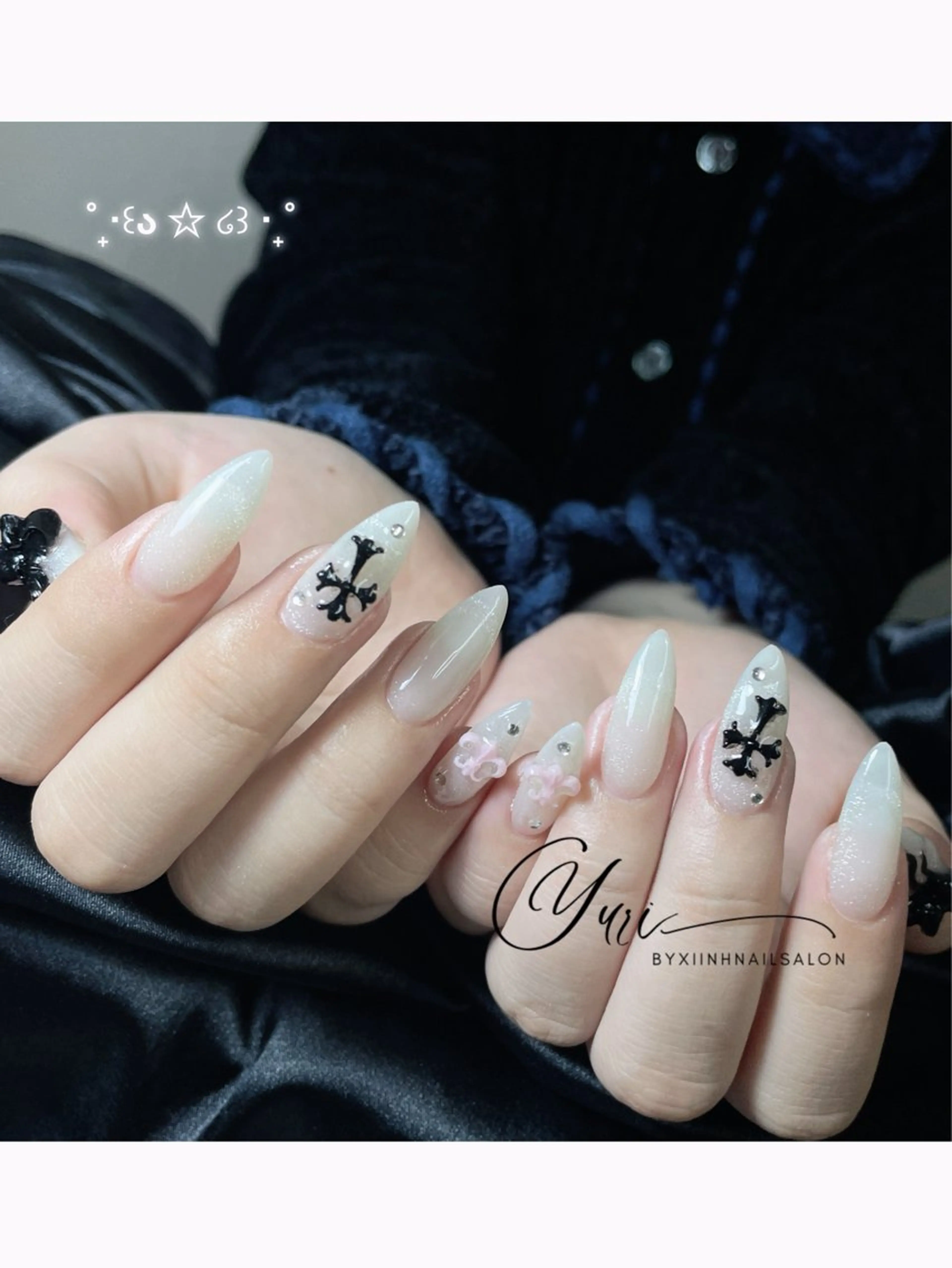 ネイル チークネイル 桜ネイル 長さ出し フットネイル ジェルネイル ハンドネイル YURI NAILのネイルデザイン