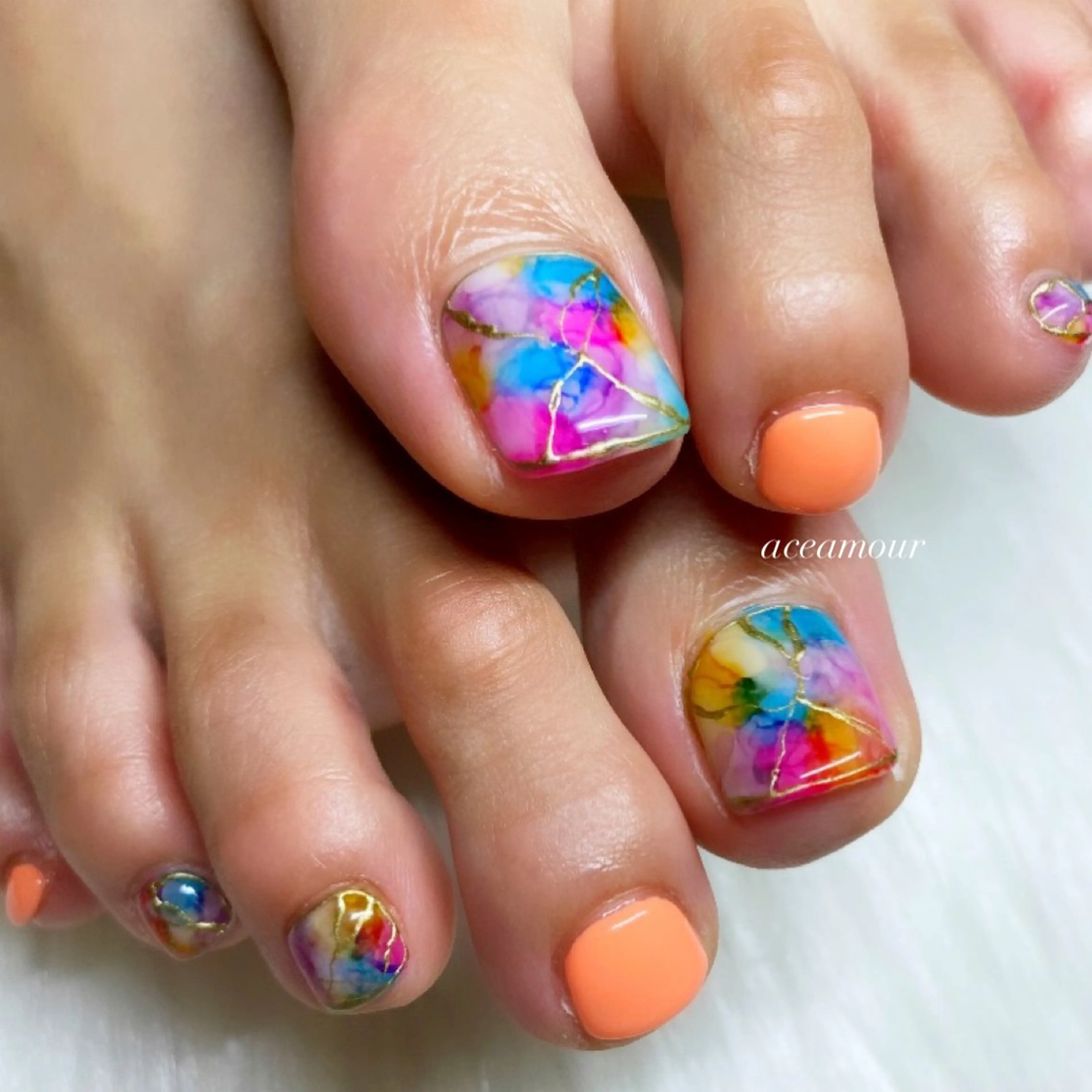 ネイル アートネイル ネイル/耳つぼ /新ホワイトニングのネイルデザイン