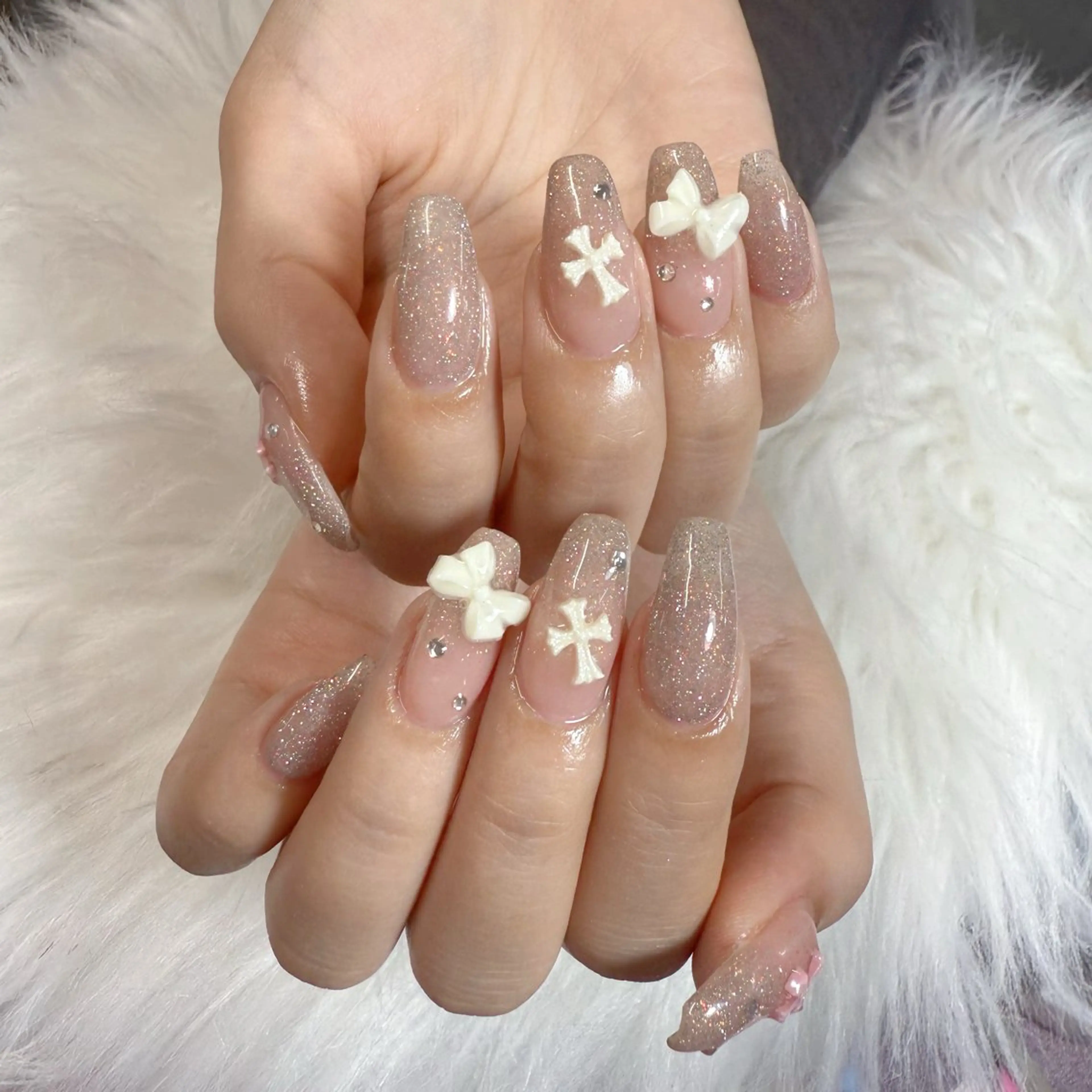 ネイル ハンドネイル 🎀 Lemode ワンホンネイル🎀のネイルデザイン