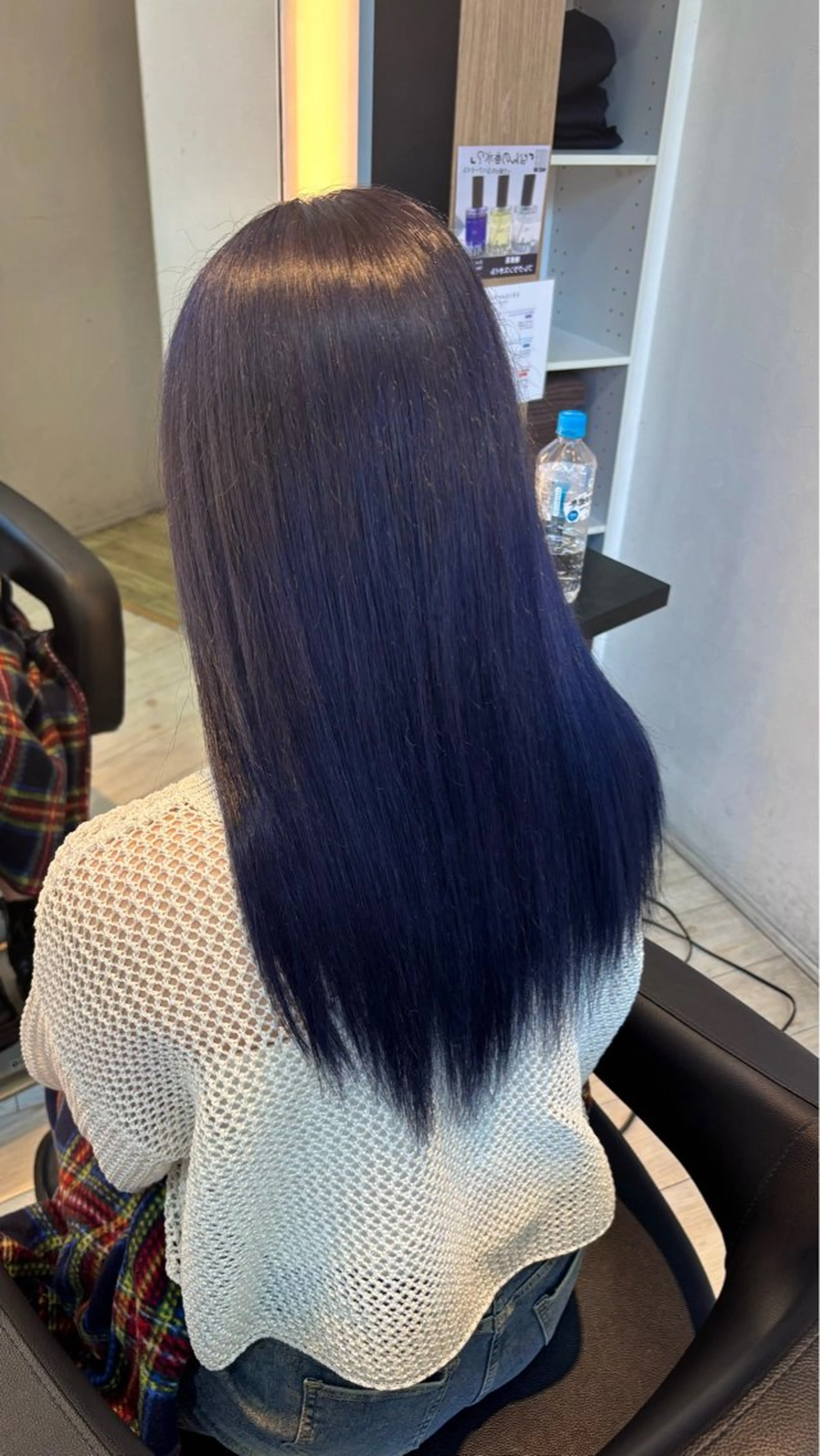 カラー ブリーチ ブルーカラー ブルーラベンダー ラベンダーカラー シルバー miyu/ボブ/ 透明感カラー/栄のヘアスタイル