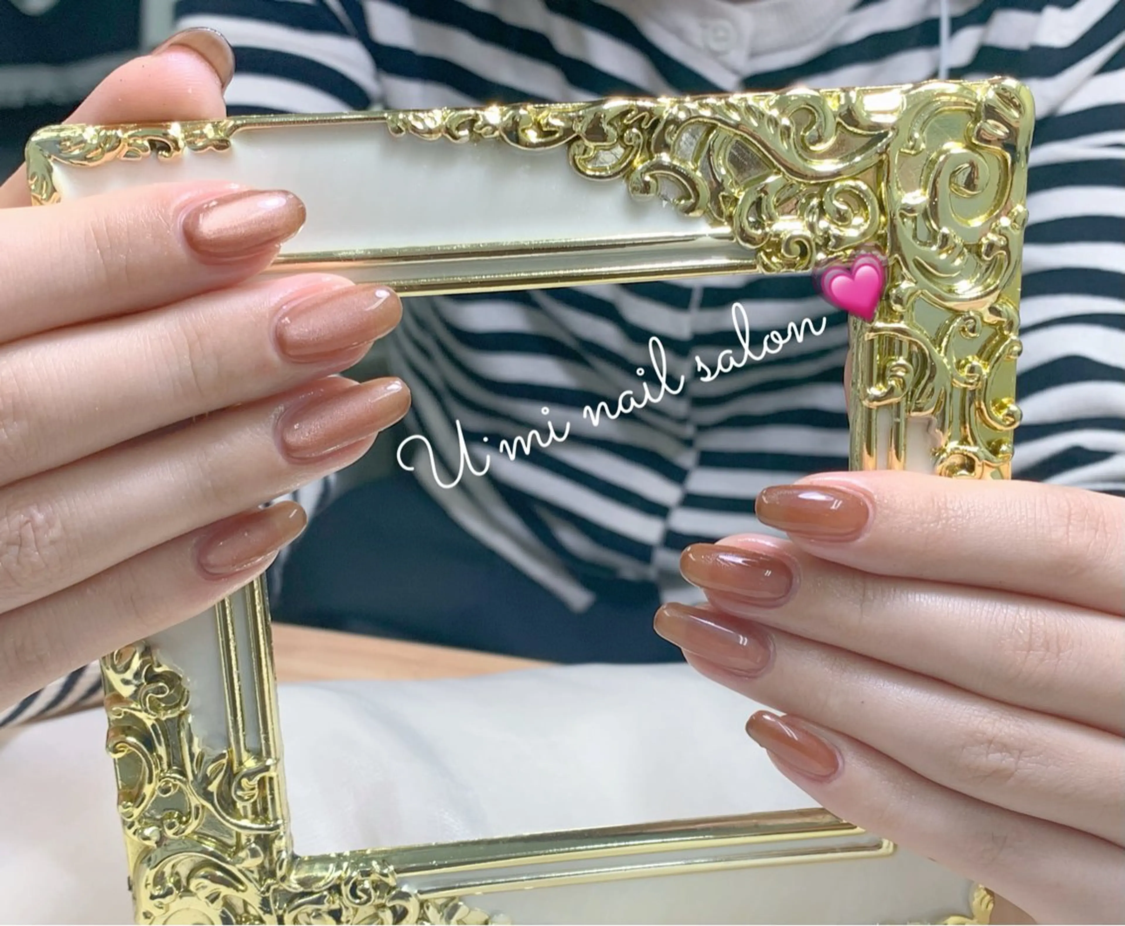 ネイル マグネットネイル マグネットワンカラー ワンカラーネイル U·Mi nail salon所属・U·Mi 上野御徒町容のネイルデザイン