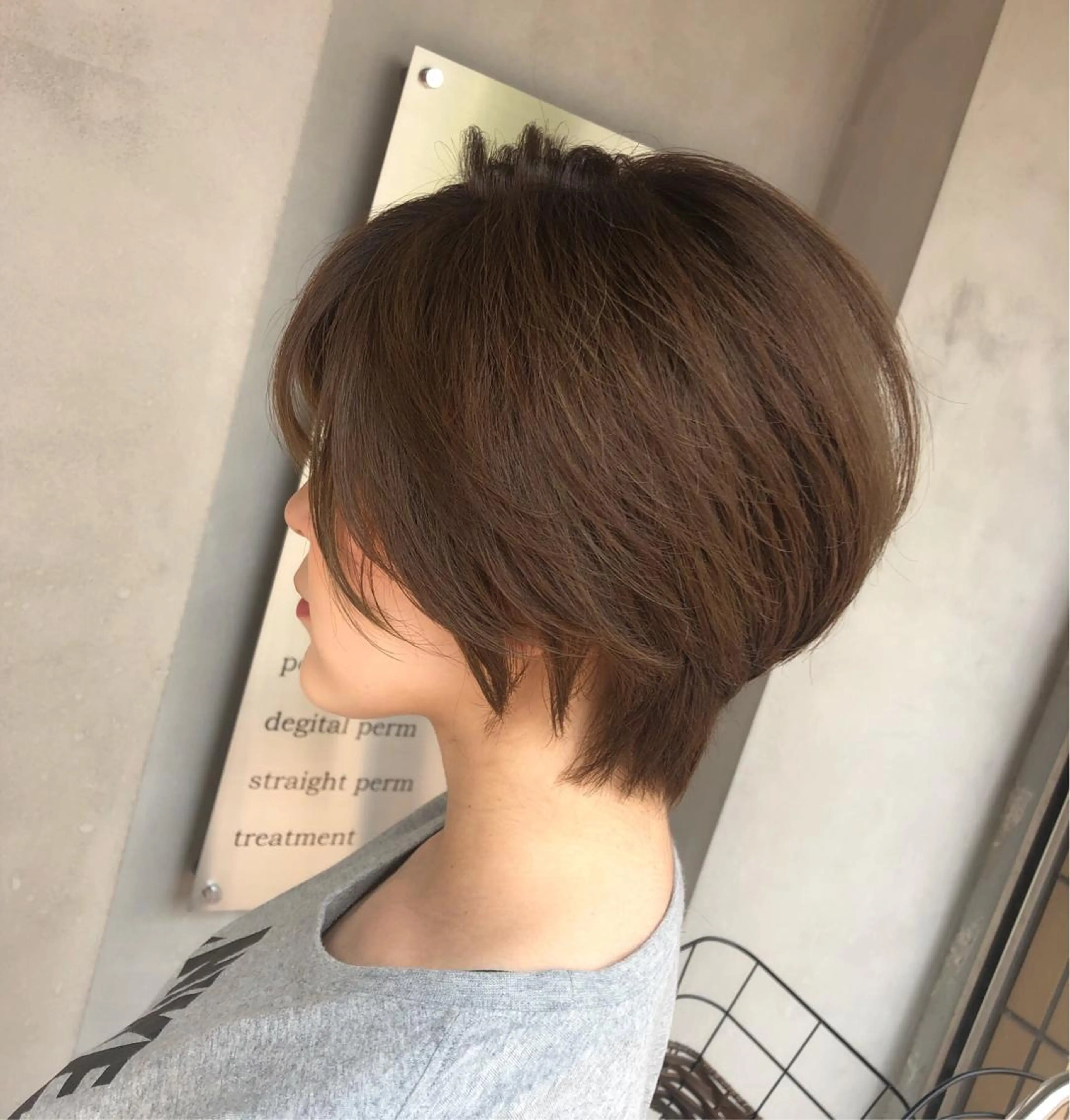 ショート カラー lafithhair ruu.南本庄のヘアスタイル