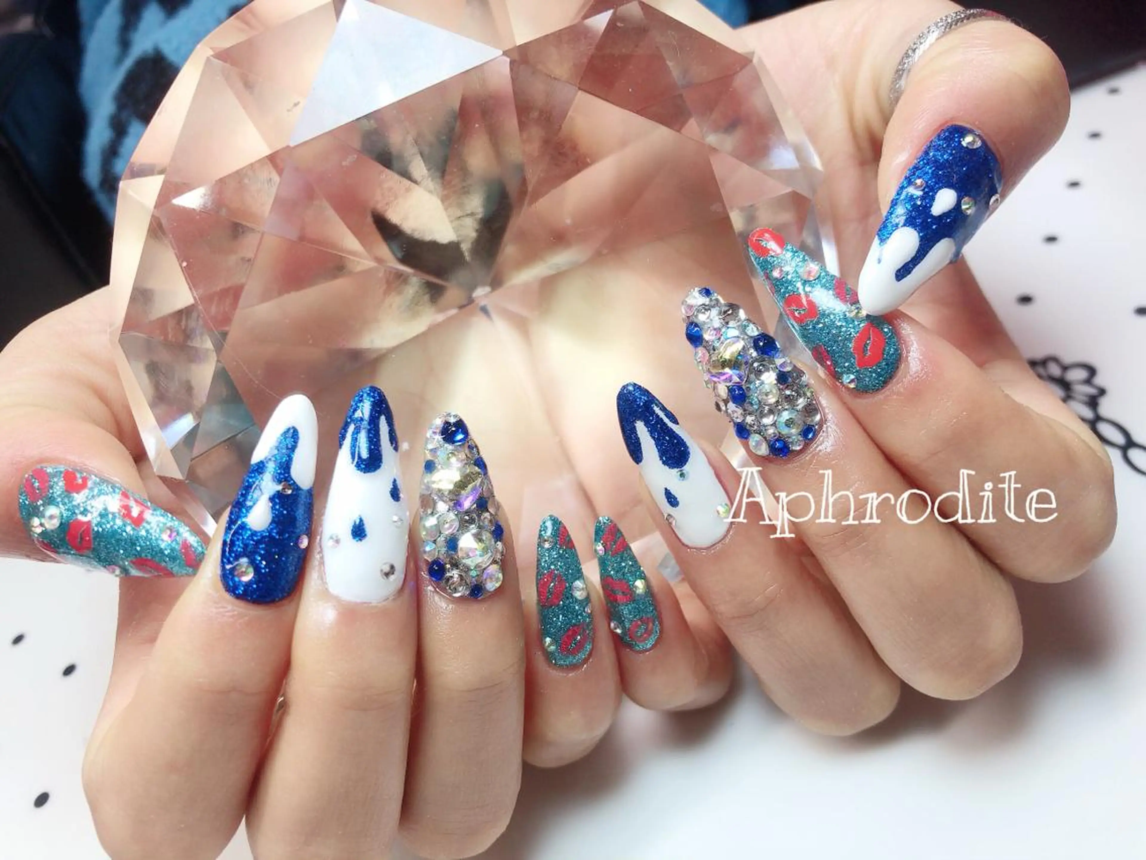 ネイル バレンタイン Aphrodite パラジェル認定サロンのネイルデザイン