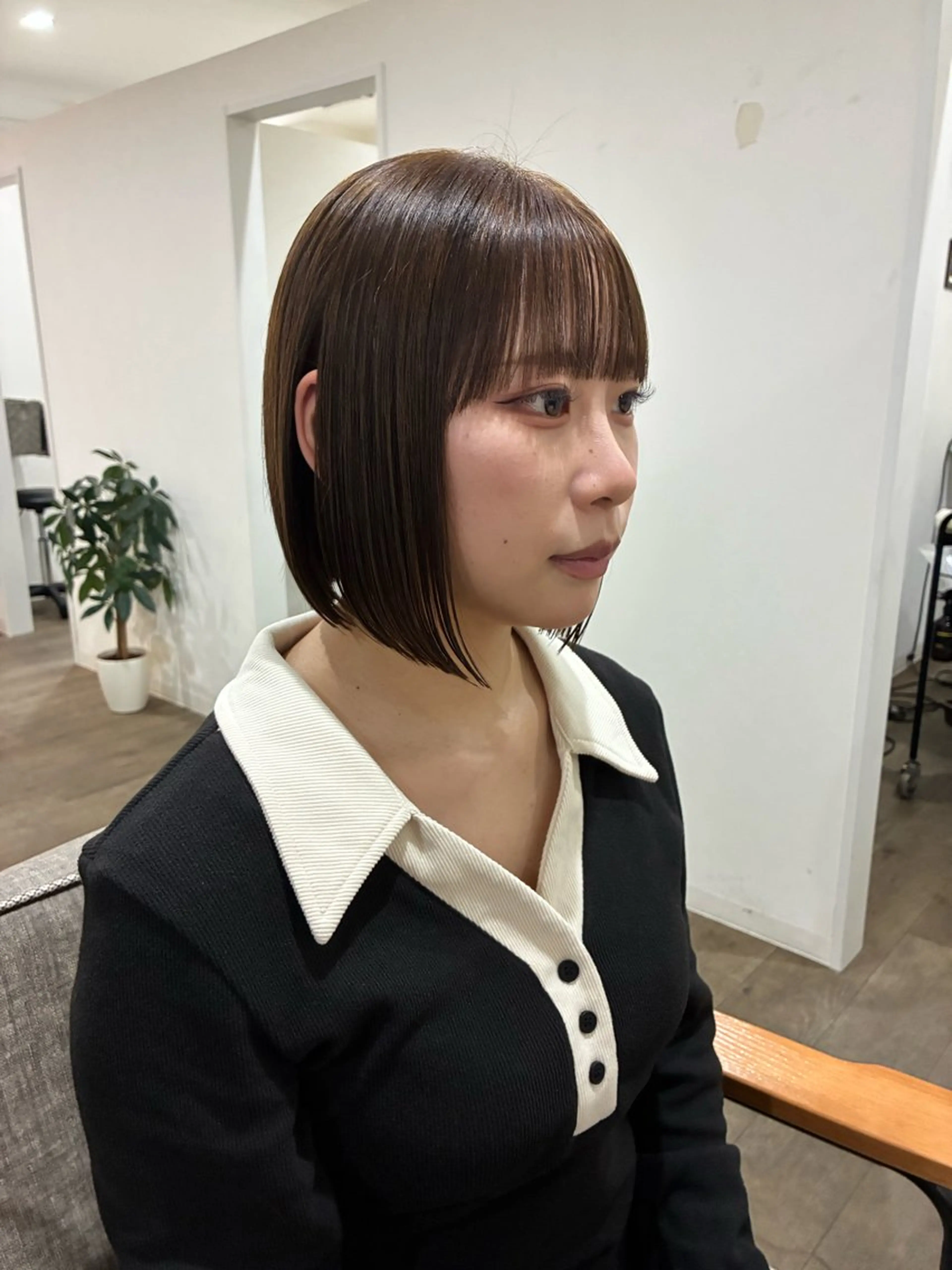 ショート カット トリートメント 髪質改善jewelbox 〜私のトリートメント〜 東梅田店所属・髪質改善/ボブ/梅田 runa_ニュアンスのヘアスタイル