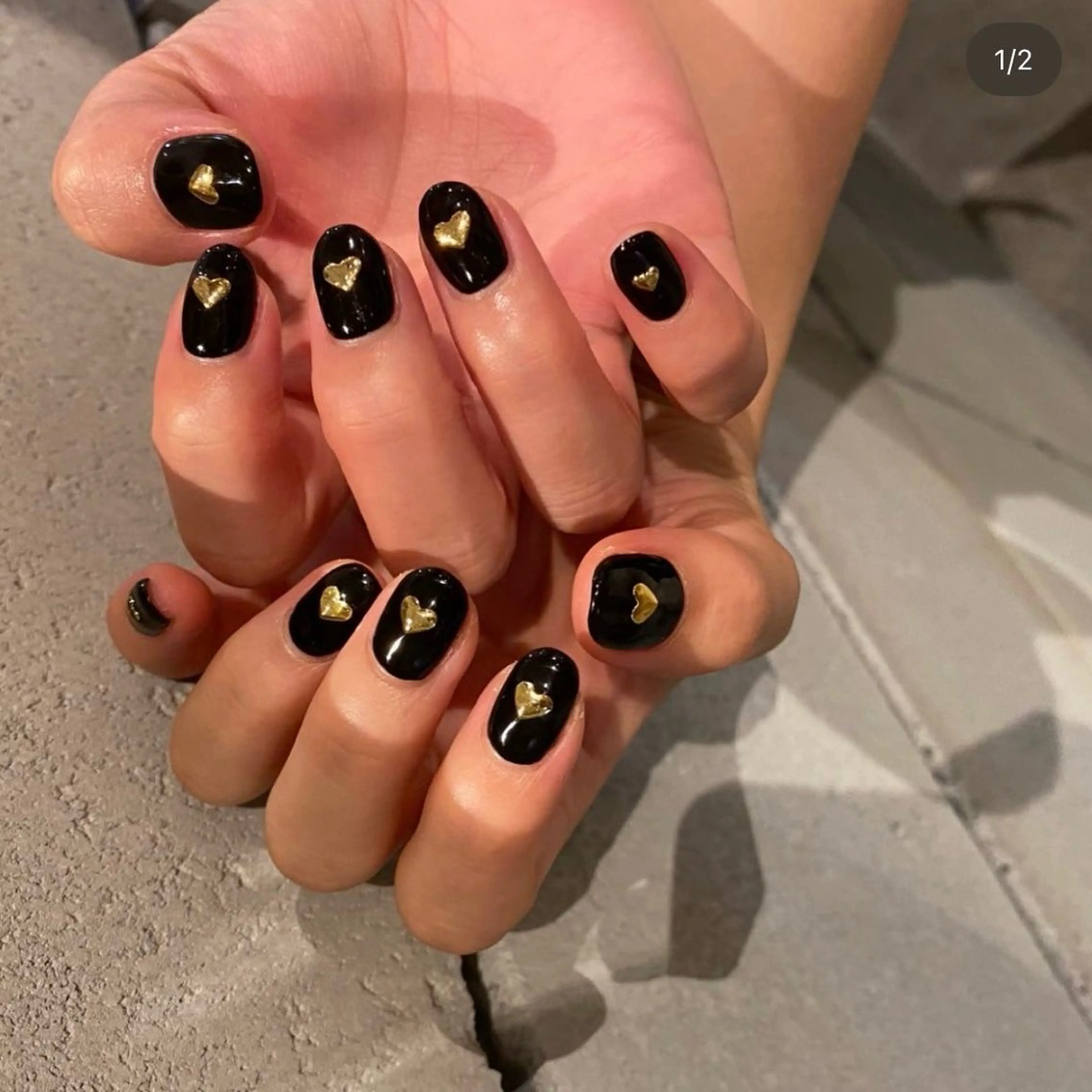 ネイル 韓国ネイル 持ち込み ニュアンスネイル ネイルチップ 冬ネイル RINN ANA.CHUOのネイルデザイン