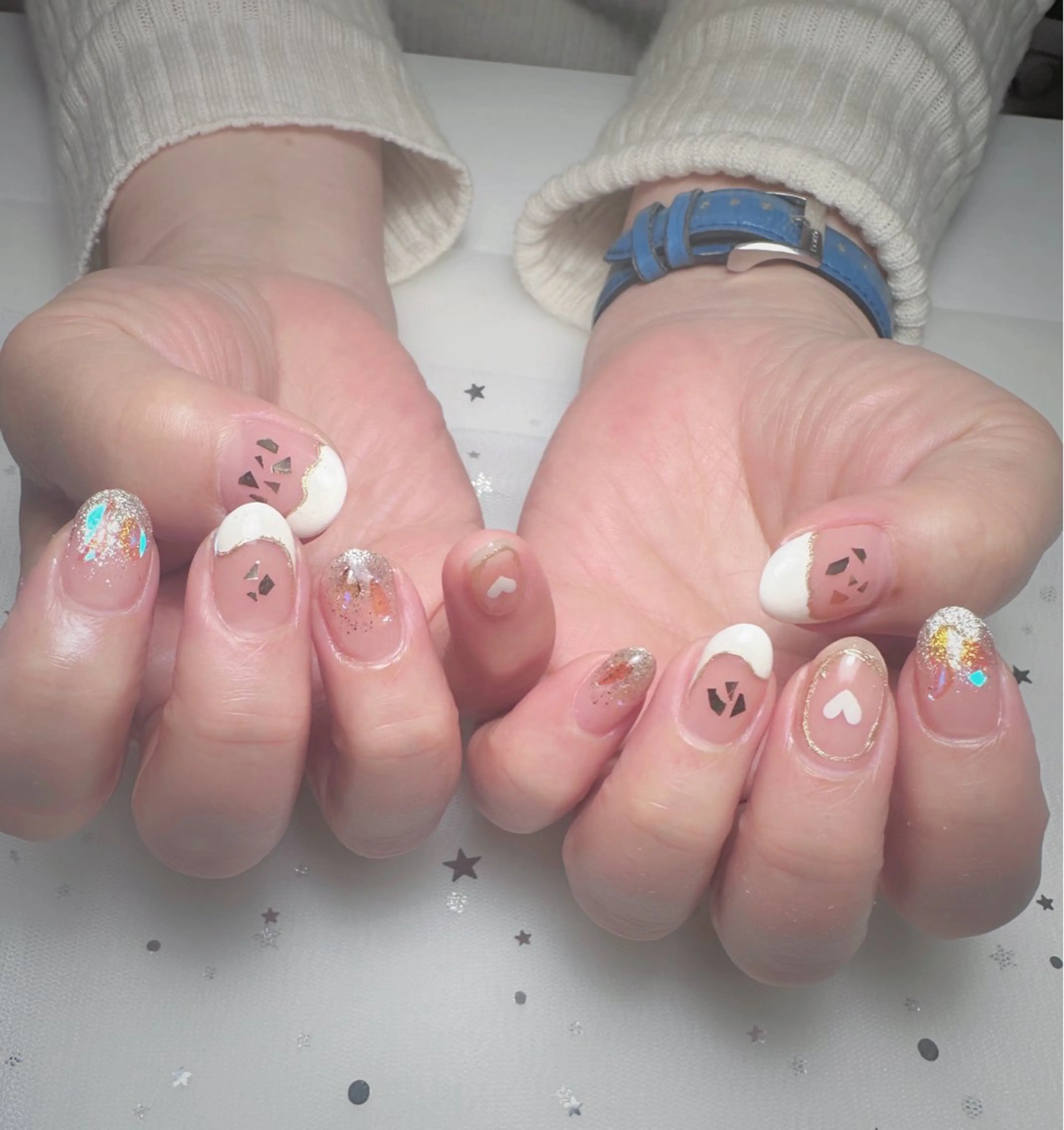 ネイル ハンドネイル 👍thumbs up nail👍のネイルデザイン