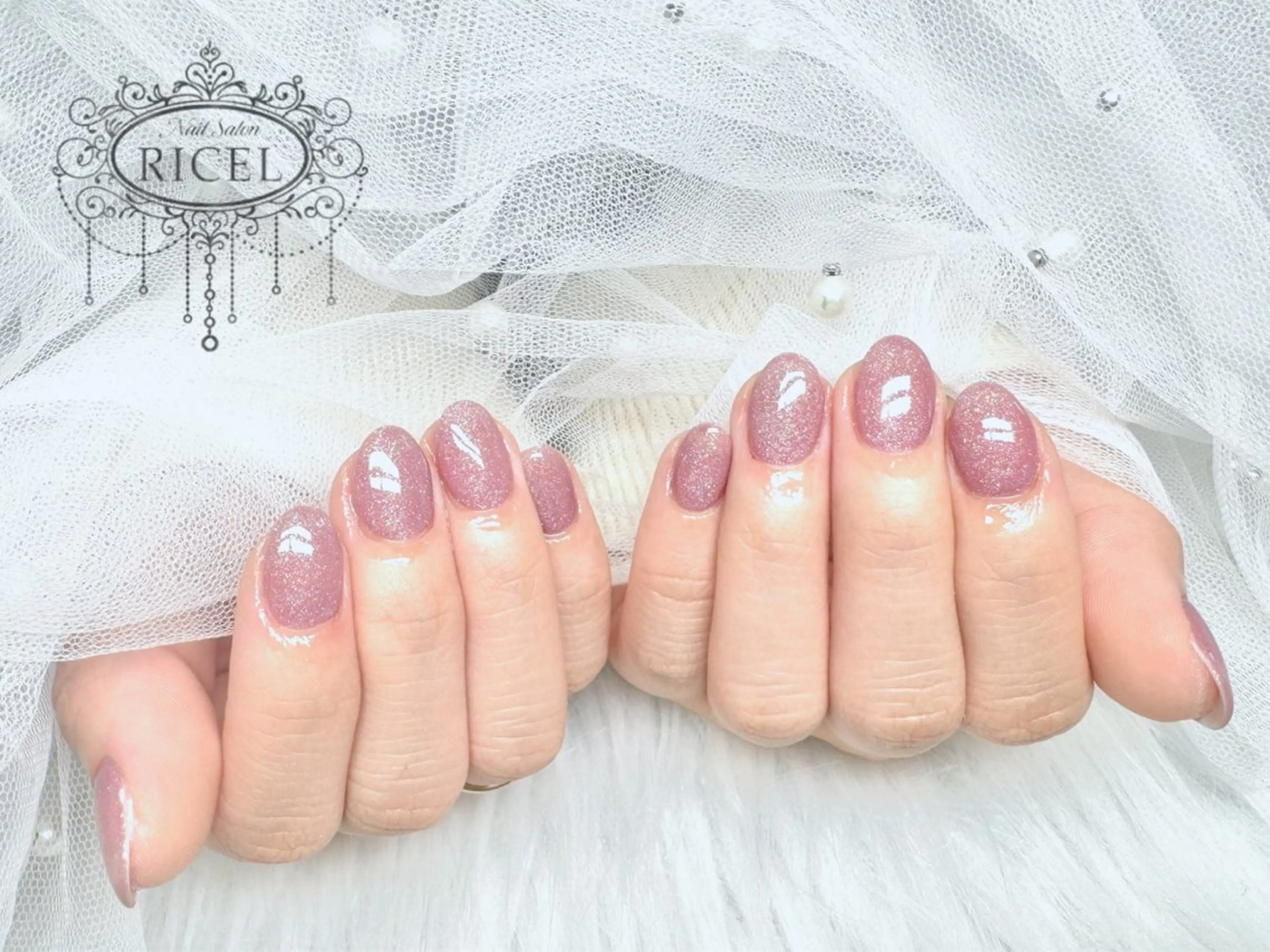 ネイル ラメ(グリッター) ワンカラーネイル Ricel新宿店所属・KANO ♡のネイルデザイン