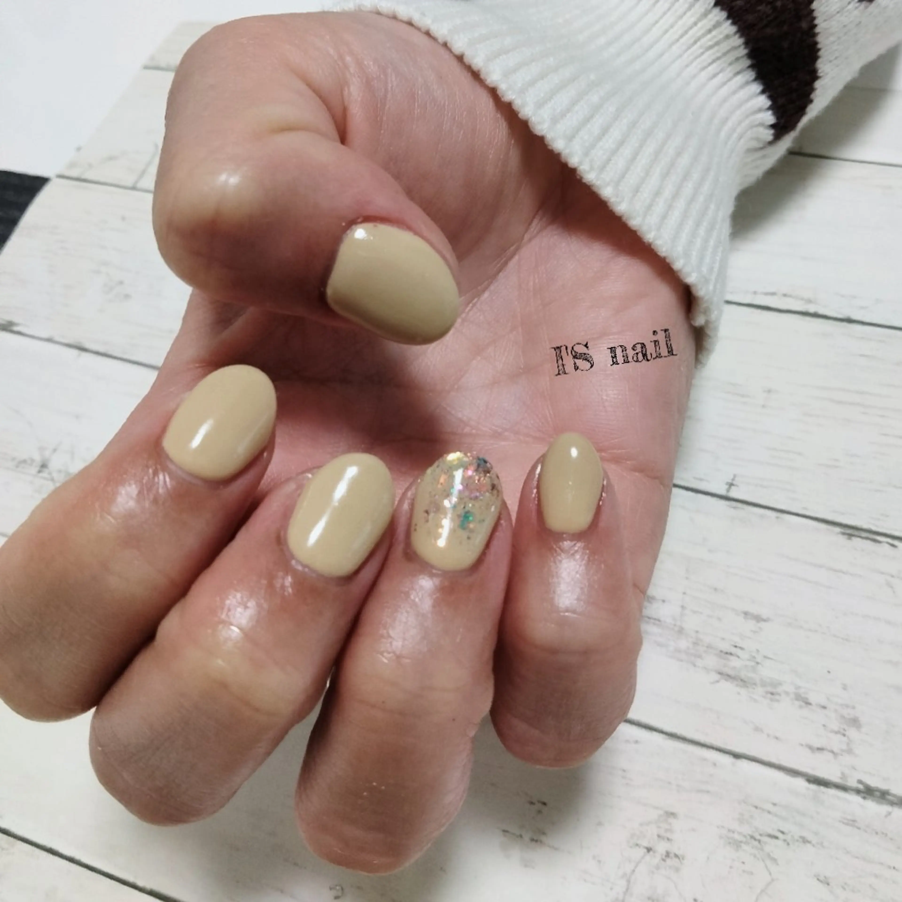 ネイル ホログラムネイル ハンドネイル I'S nail 佐野のネイルデザイン