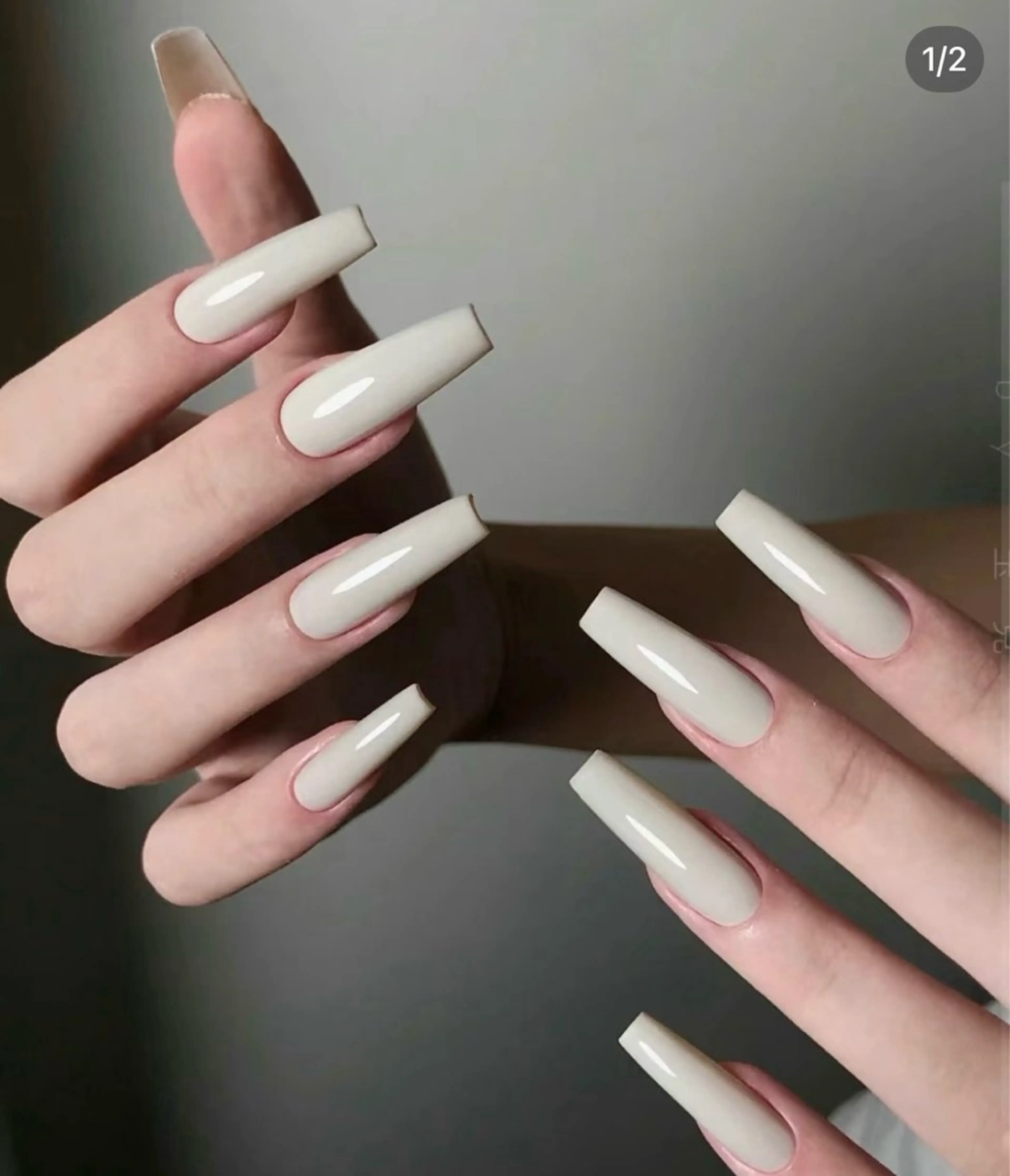 ワンカラー➕チップ長さ出しの写真