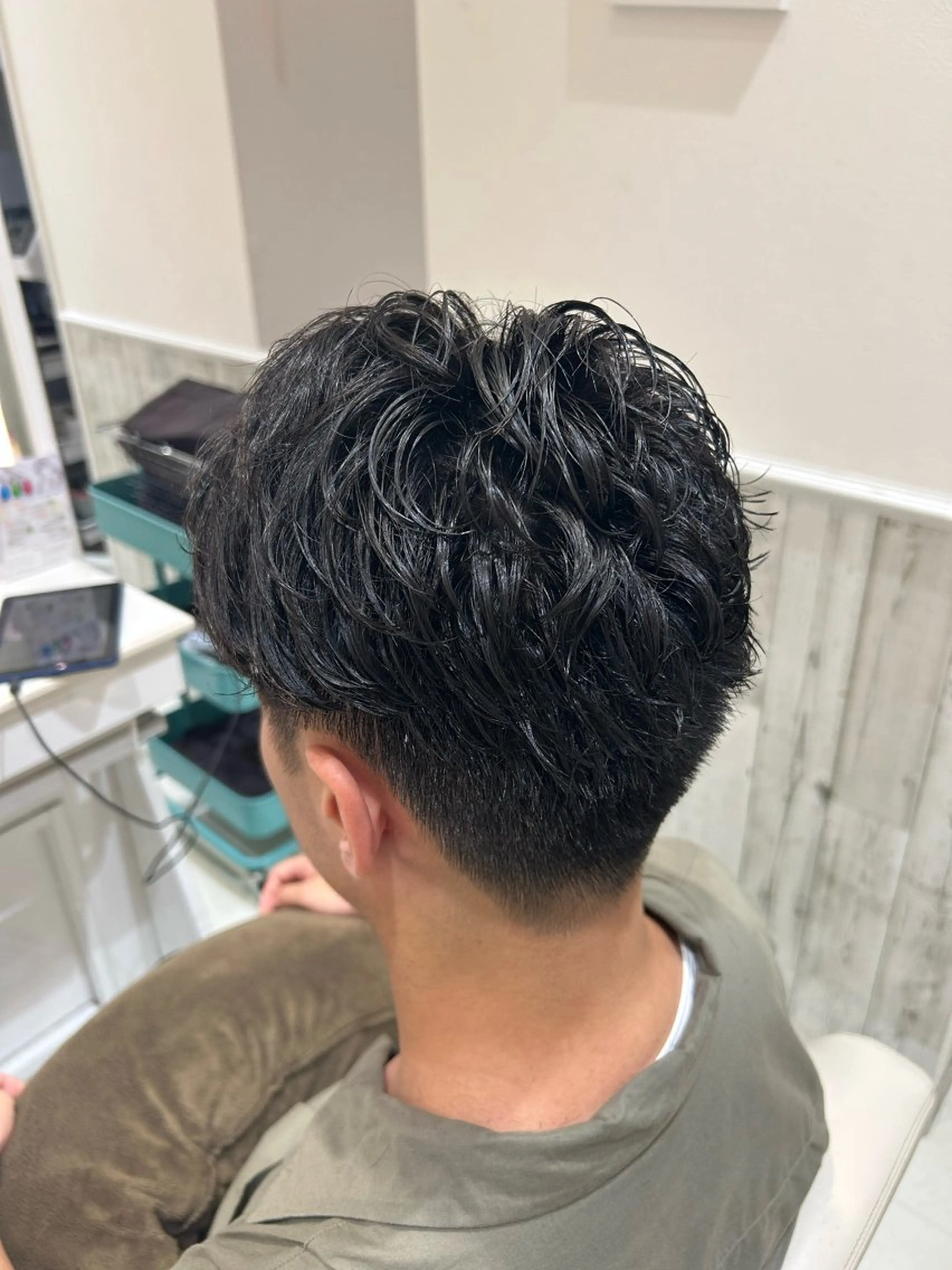 パーマ メンズ メンズパーマ ORANGEPOP 南船橋店所属・富 菜那里のヘアスタイル