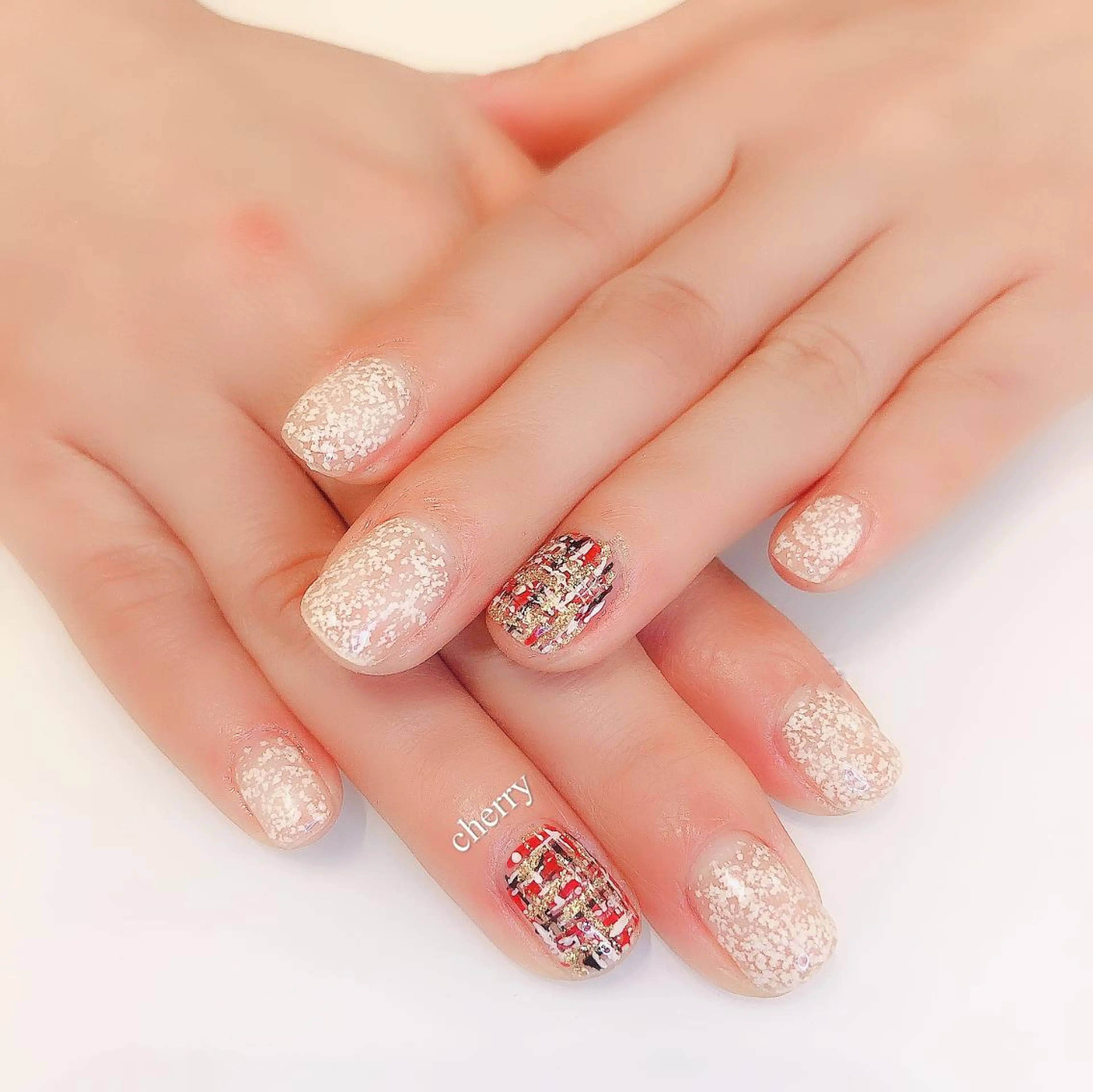 ネイル ジェルネイル SAKURA 🍒のネイルデザイン