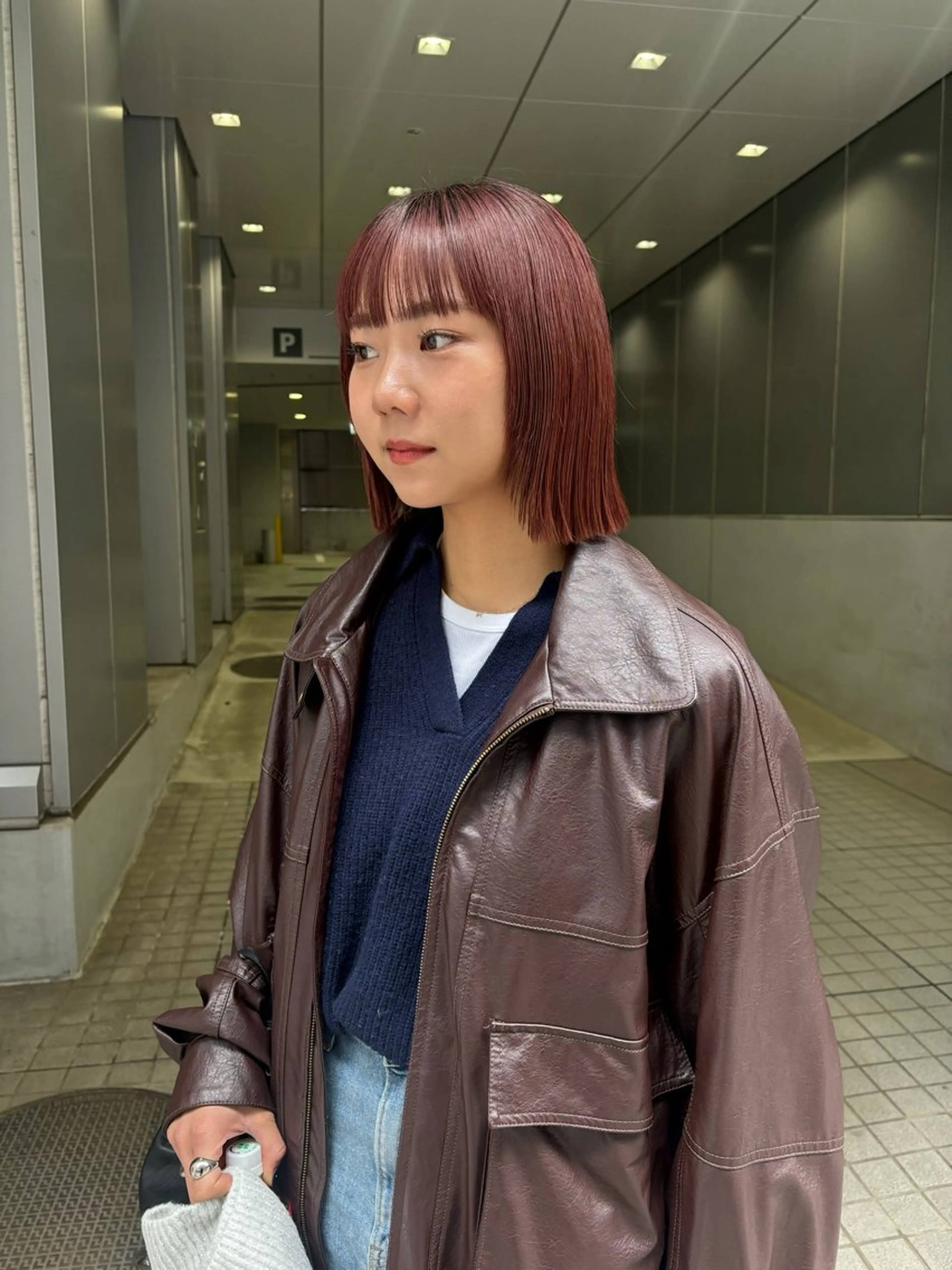 ミディアム MISAKI🪐 縮毛矯正のヘアスタイル