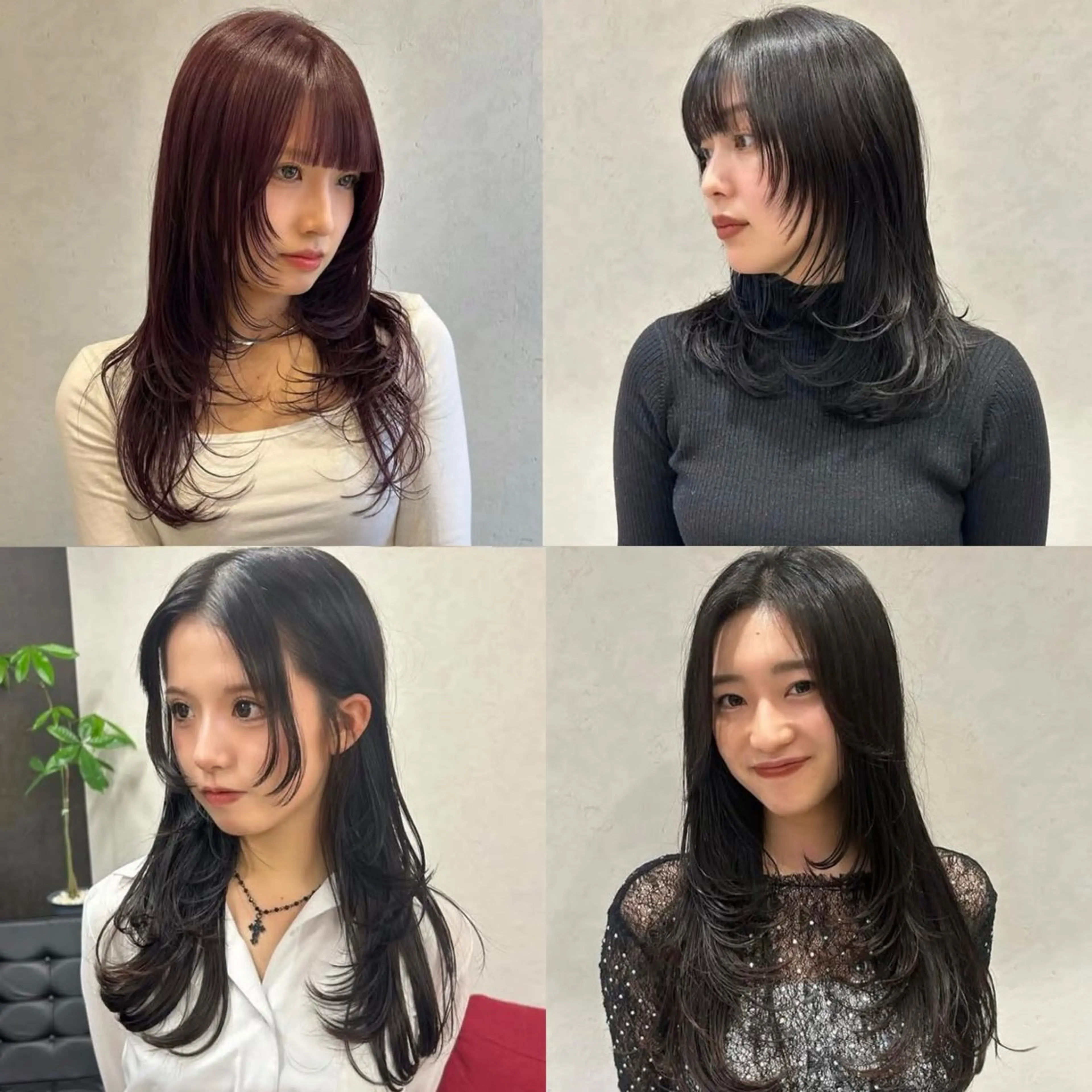 ロング カット インナーカラー ／レイヤー🦋ルイのヘアスタイル