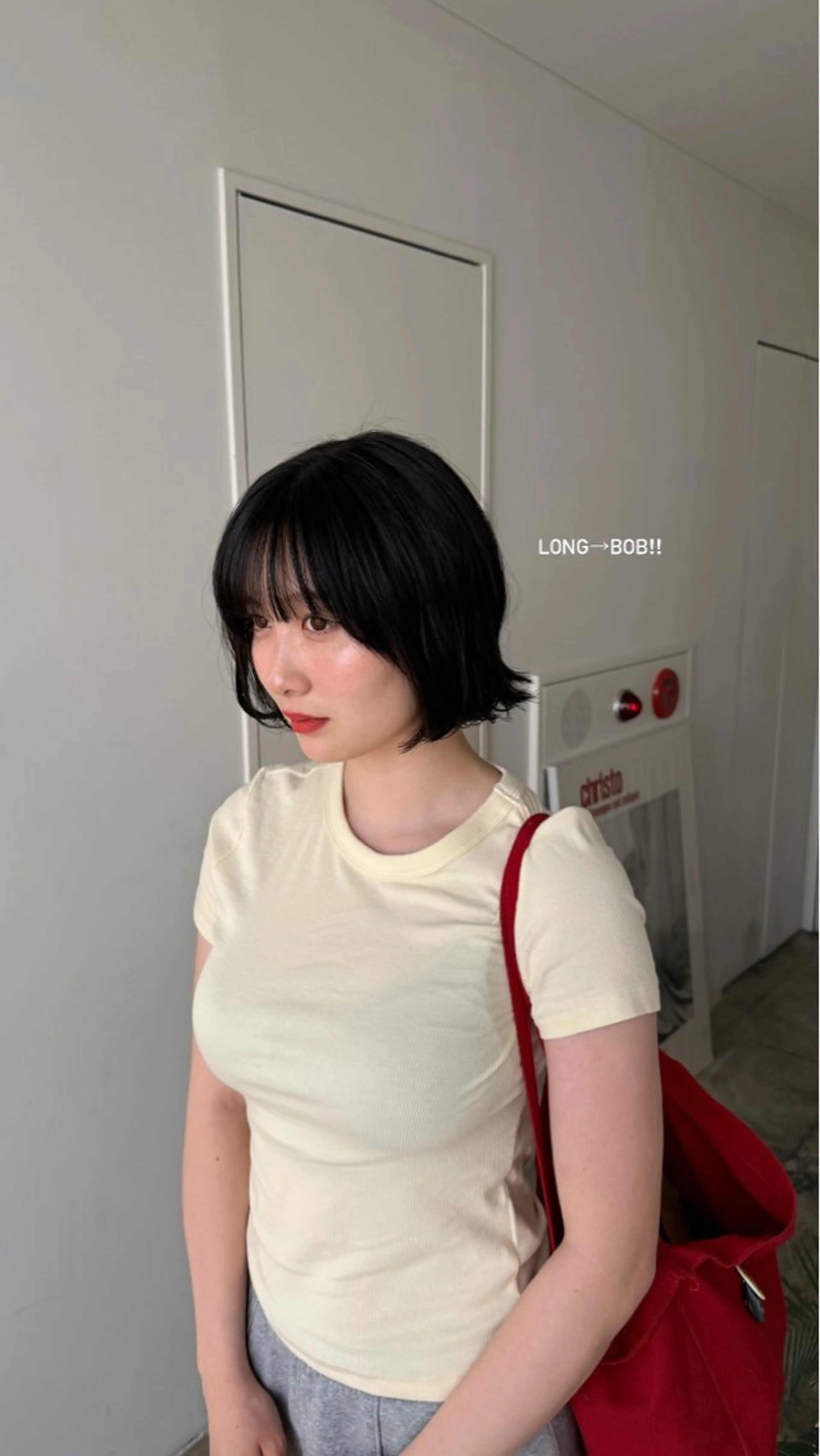 ショート ボブ カット トリートメント 髪質改善/似合わせ カラー/レイヤーのヘアスタイル