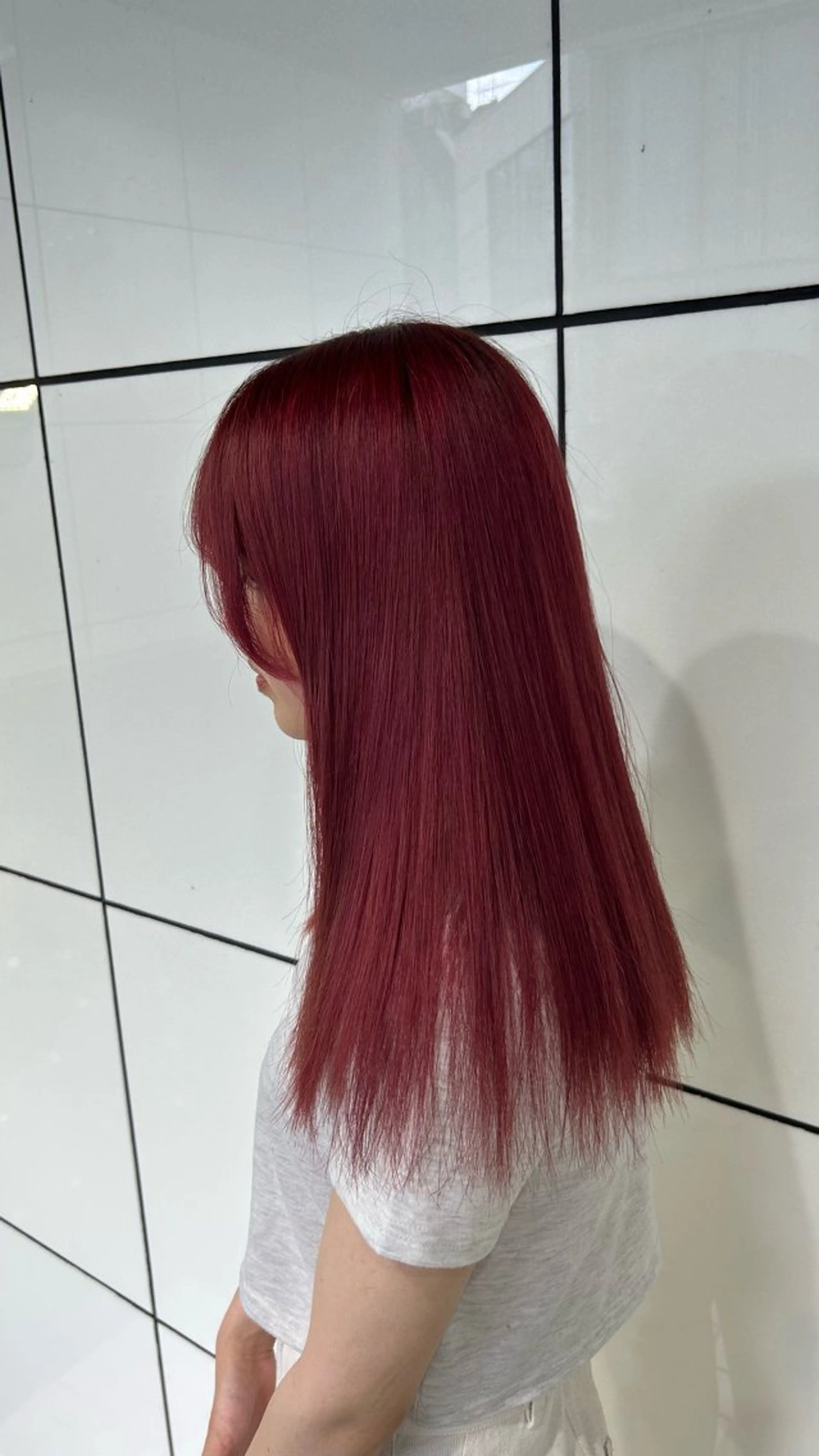 ロング カラー ブリーチ ケアブリーチ 透明感カラー デザインカラー ダブルカラー メンズ特化/マツエク AYAKA🌙のヘアスタイル